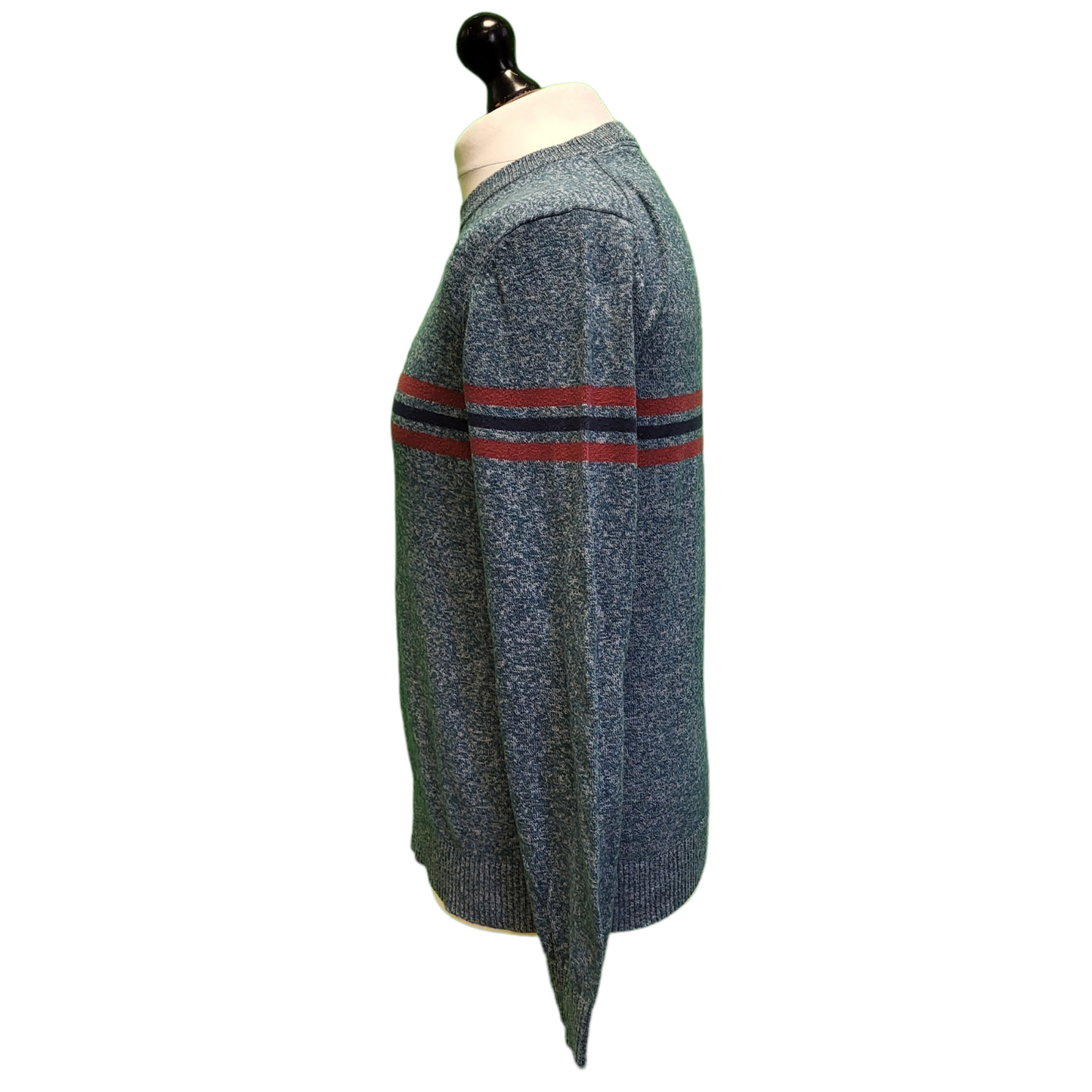 Tommy Hilfiger Blue Long Sleeve Knit Crew Neck Jumper Men's UK XS EU 44 H969
