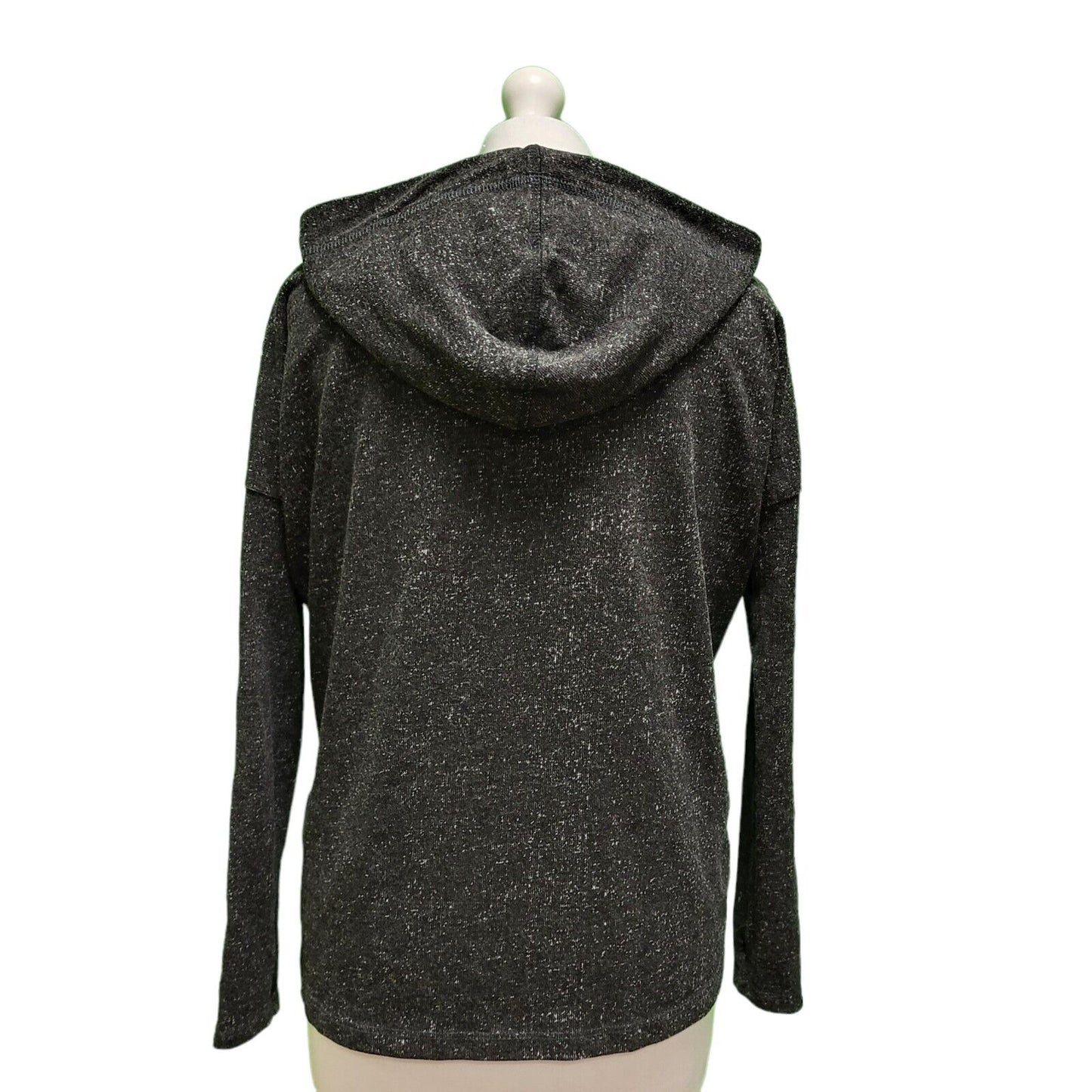 Superdry Charcoal Sweatshirt Hoodie Women's uk xS eu 34 H340