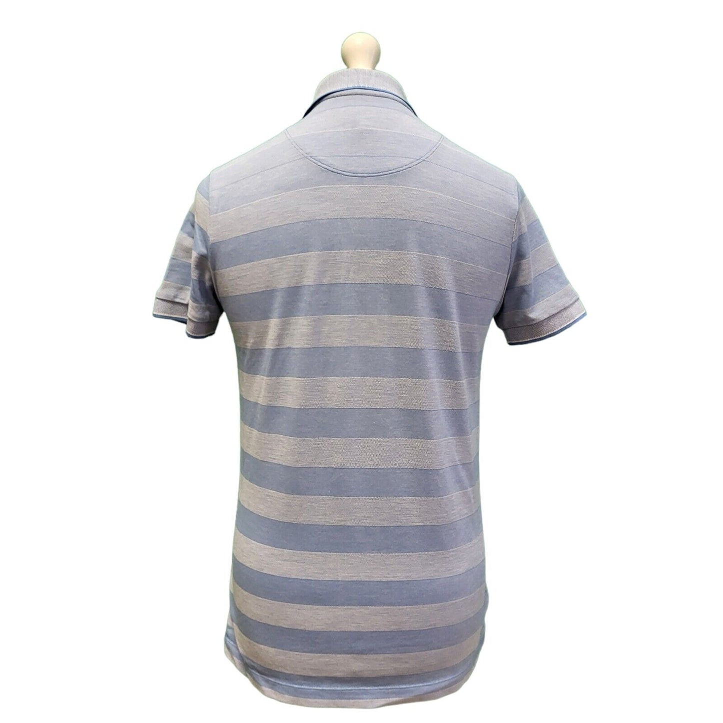 Hugo Boss Blue Regular Fit Short Sleeve Collared Polo Shirt Men's Uk S G770