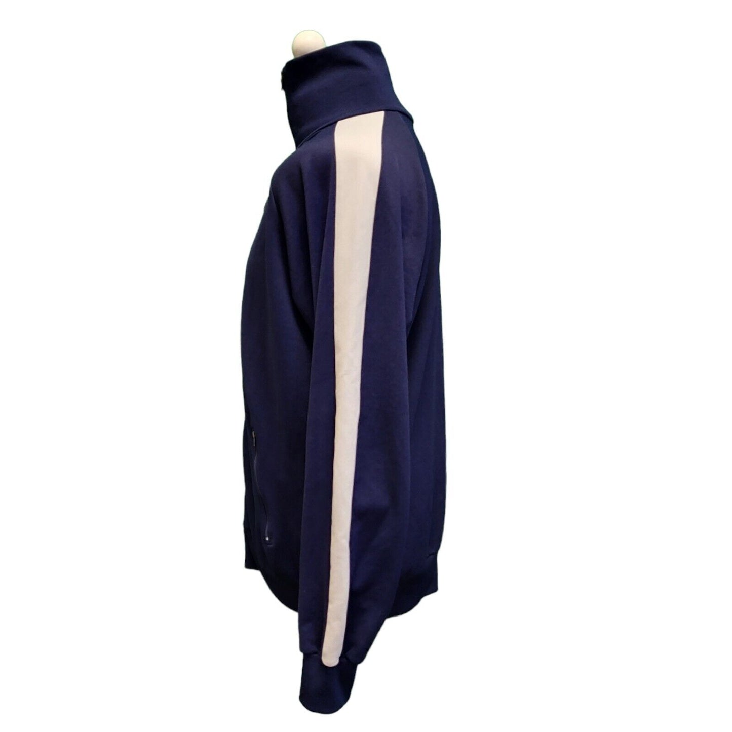 Puma Navy White Zip Sports Tracksuit Top Jacket Men's uk XL eu 56 H207