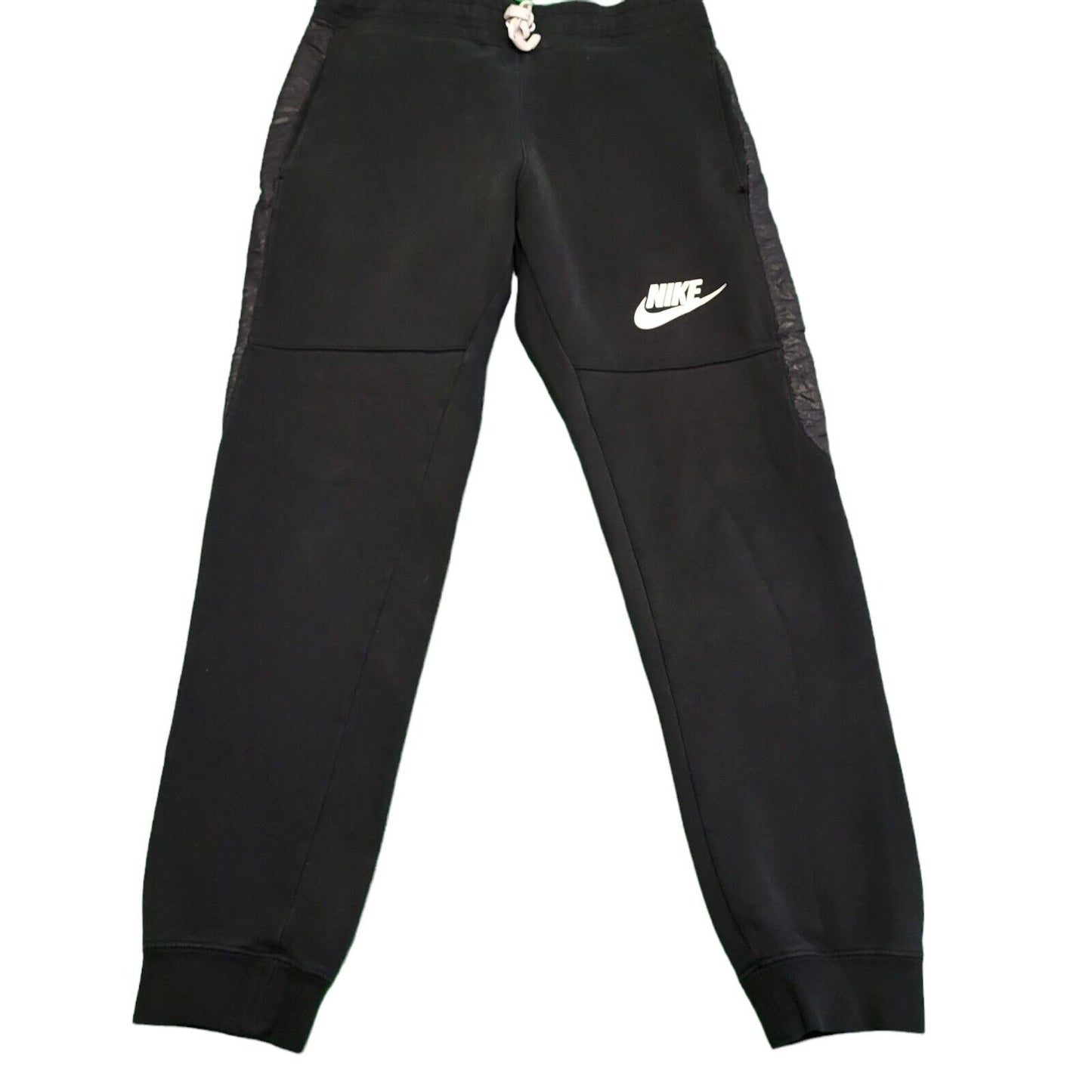 Nike Black Cuffed Skinny Fit Tracksuit Jogger Bottoms Men's UK S W30 L30 H242