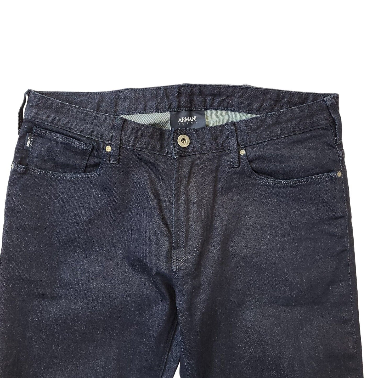 Armani Jeans Blue Tapered Denim Jeans Mens S-M W31 L32 G321