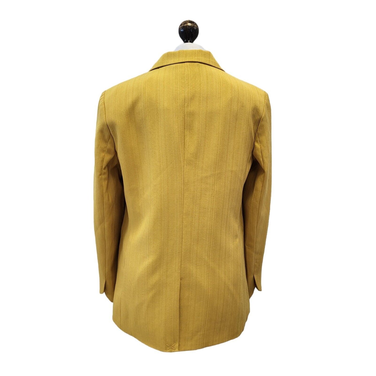 Next Gold One Button Blazer Suit Jacket Uk Women's 12 Eu 40 Bnwt G258