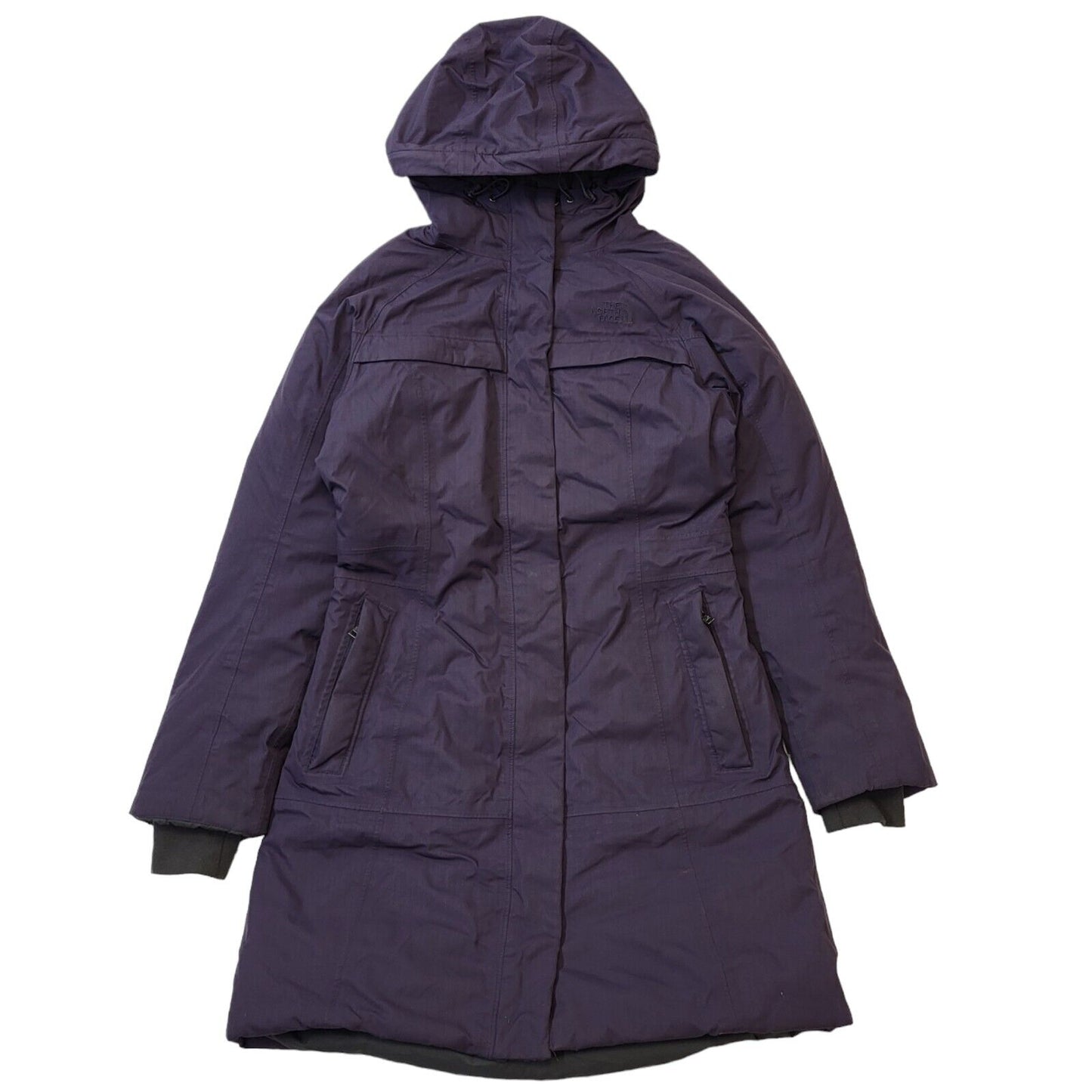 The North Face Purple Hooded Coat UK Women's Small G683
