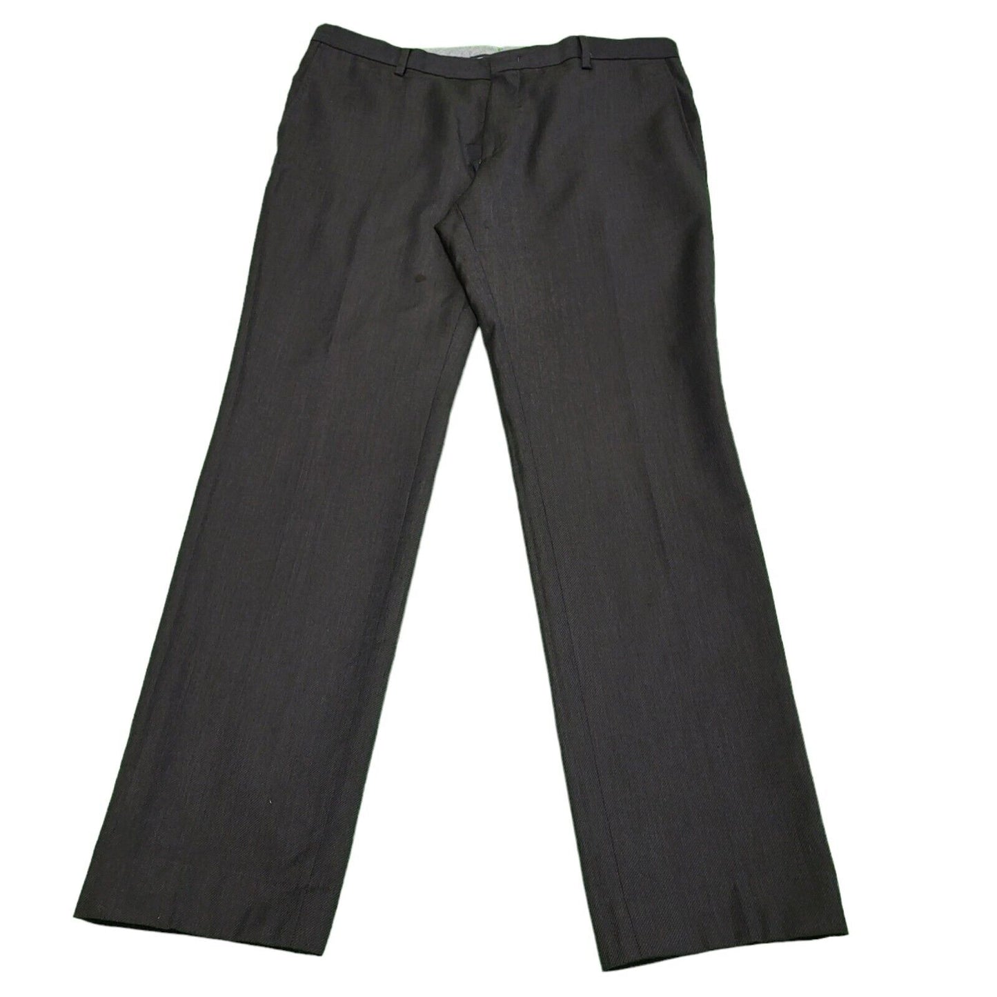 Tommy Hilfiger Navy Blue Straight Leg Dress Trousers Uk Men's L W34 L31 H768