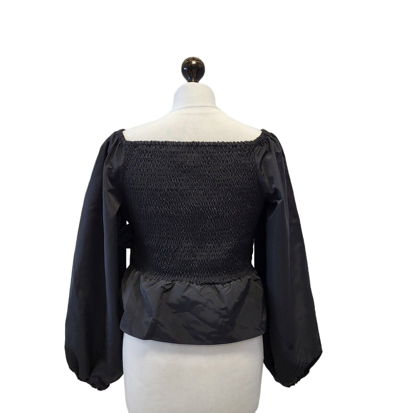 Express Black Over-sized Long Sleeve Top Uk Women's Medium Bnwt G604
