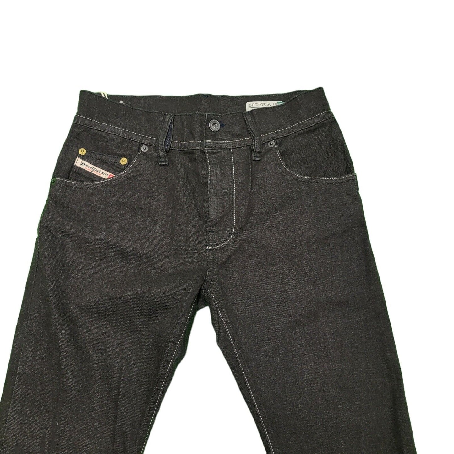 Diesel Black Straight Slim Denim Jeans uk Bnwt Women's S W25 L26 H763