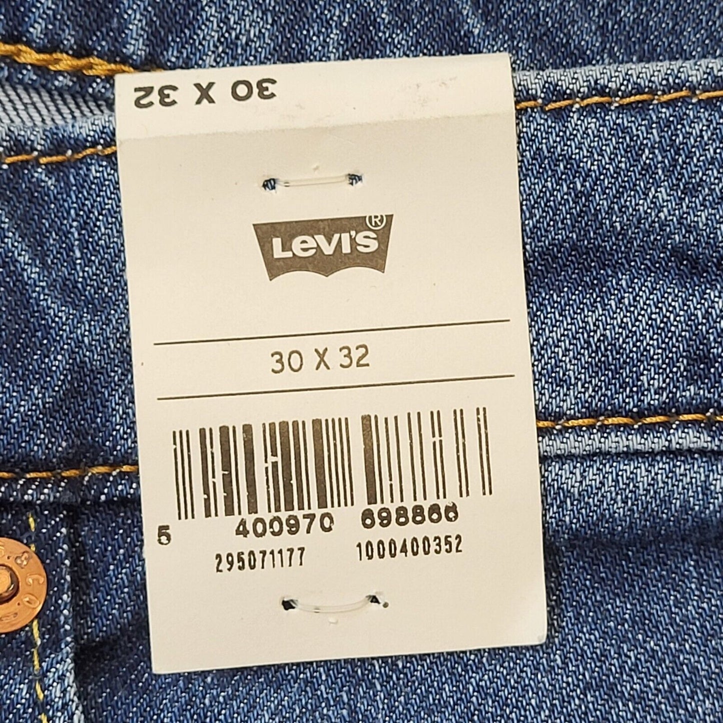 Levi's 502 Faded Blue Straight Leg Denim Jeans Uk Men's S BNWT W30 L32 G188