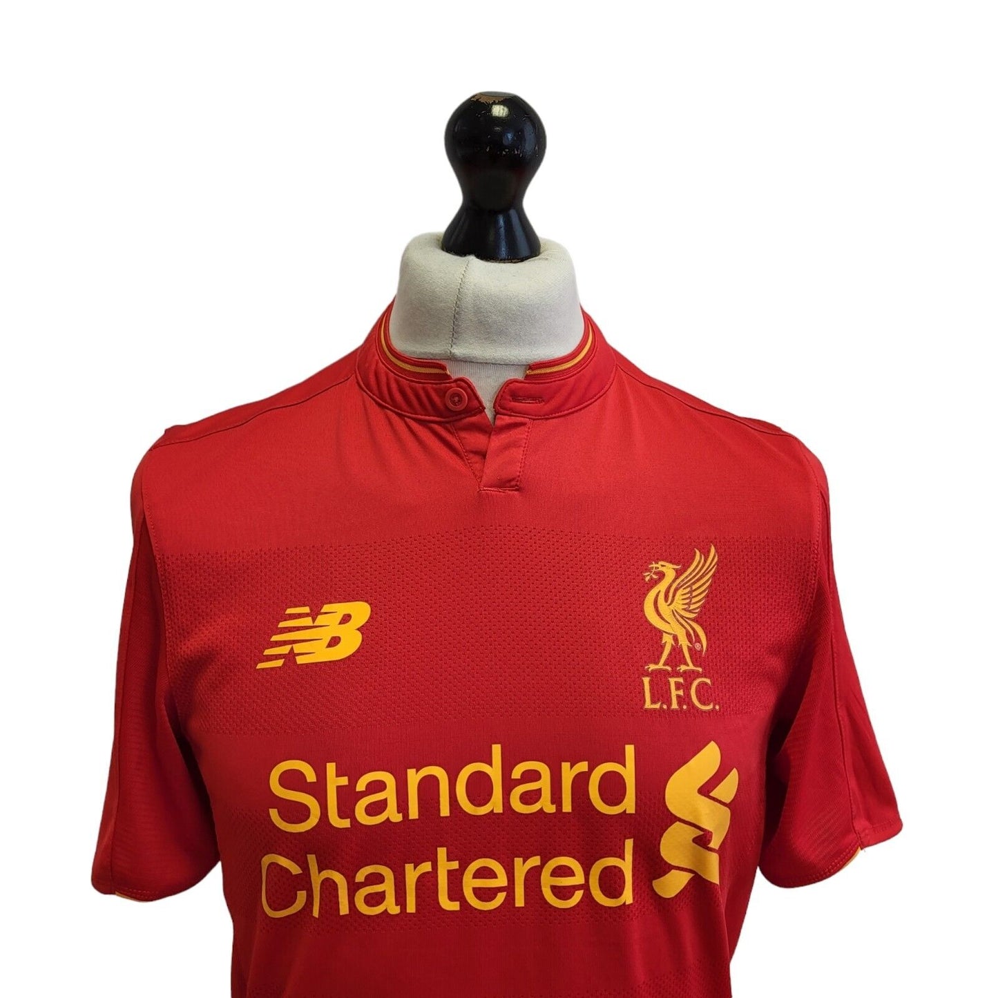 New Balance Red Liverpool 2106 Home Kit Football Shirt UK Men's S eu 46 F281
