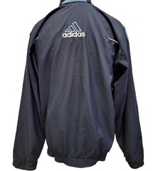 Adidas Navy Blue Long Sleeve Sport Tracksuit Top Jacket Men's Uk M H181