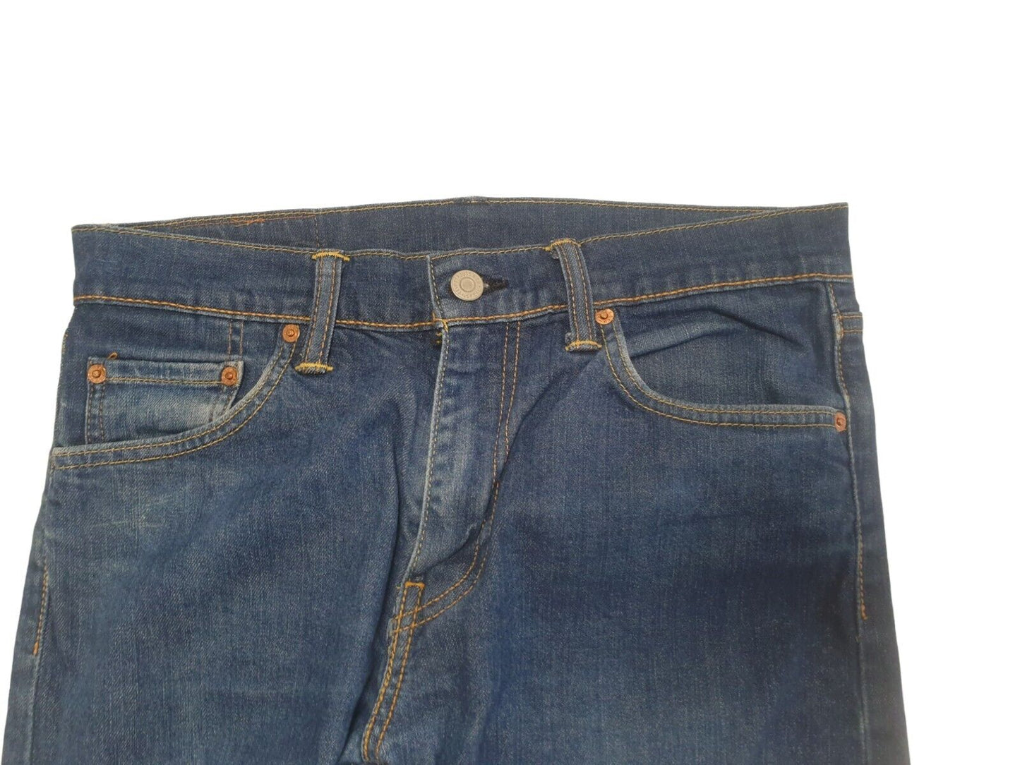 Levi's 508 Dark Blue Straight Slim Denim Jeans Men's S W30 L32 H206