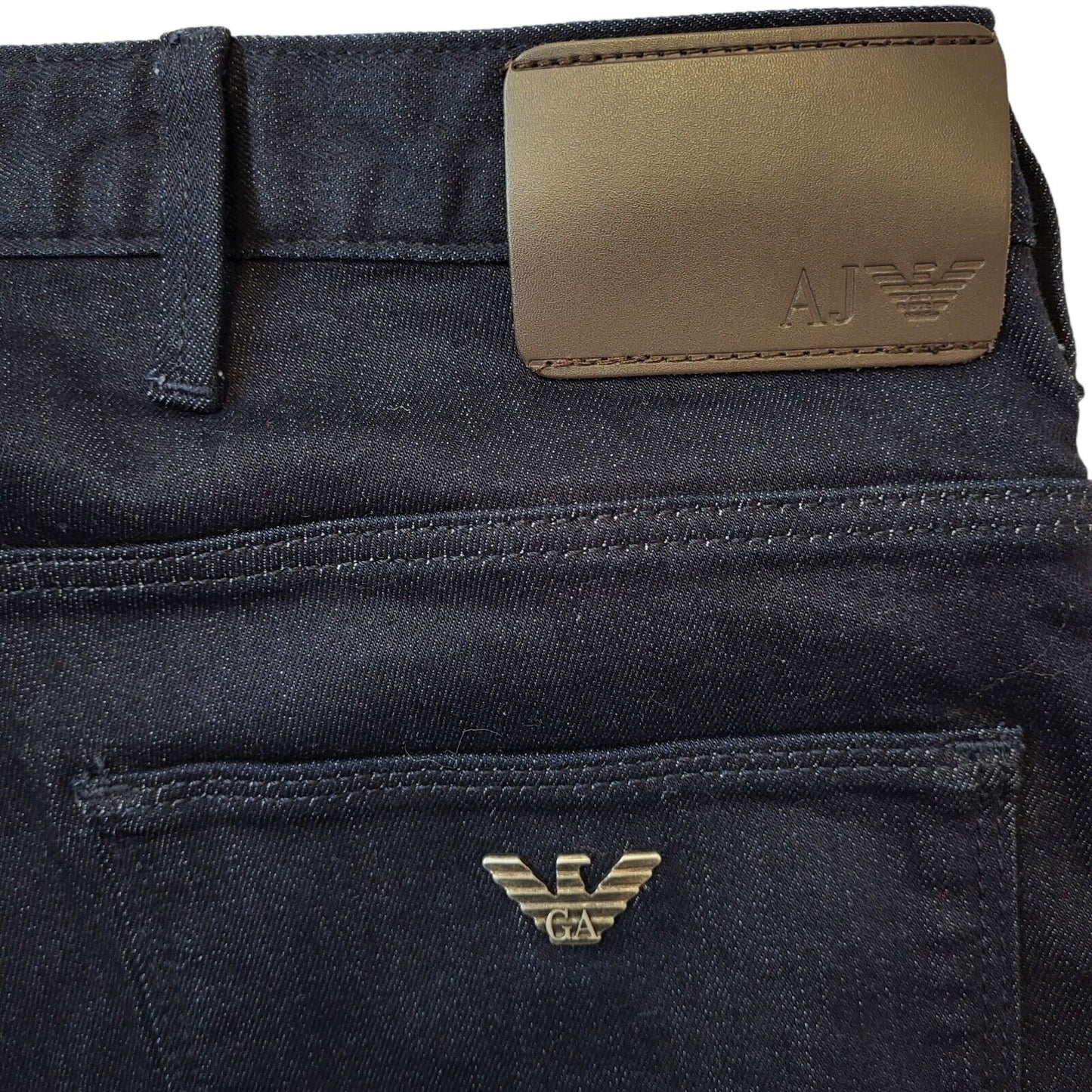 Armani Jeans Blue Tapered Denim Jeans Mens S-M W31 L32 G321