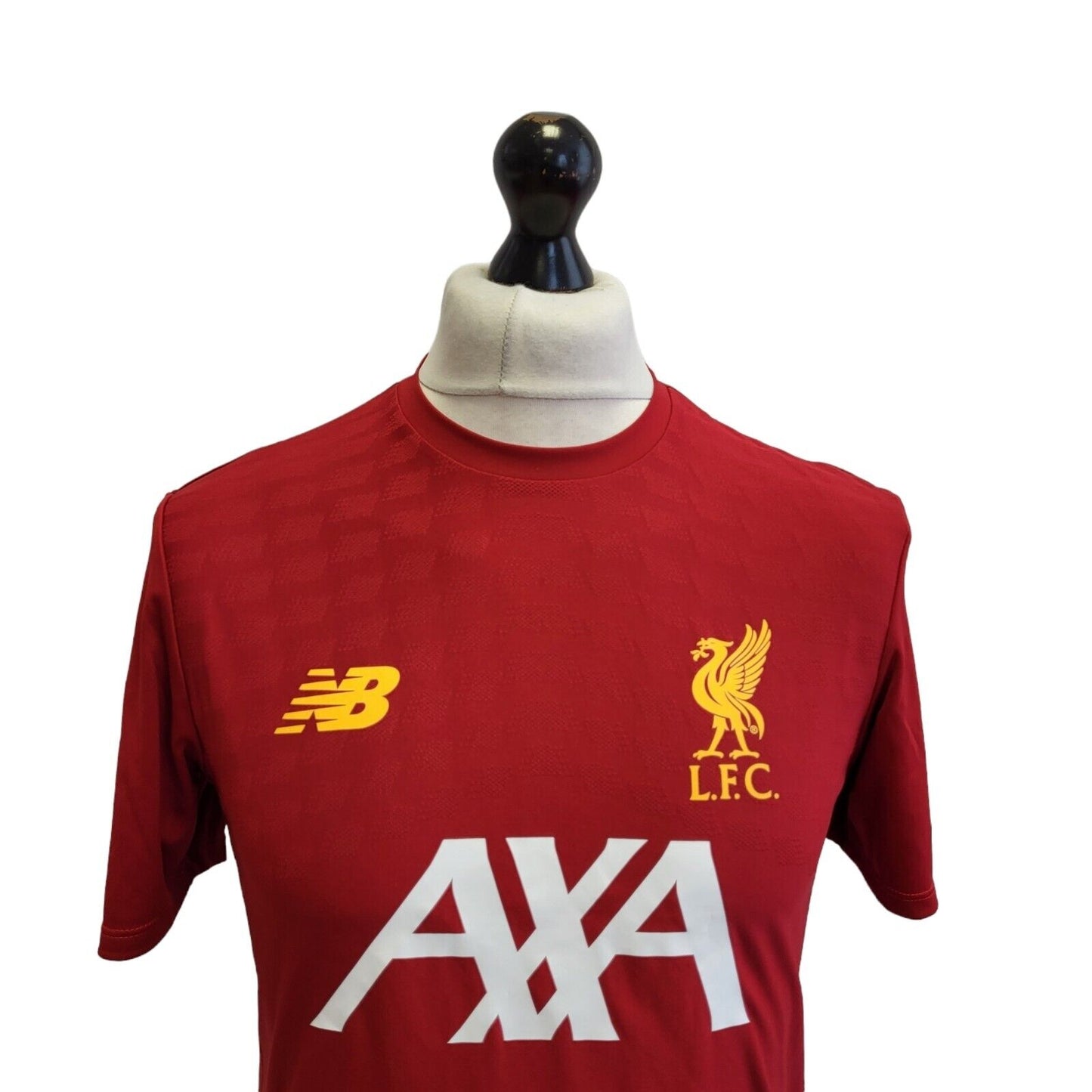 New Balance Red Liverpool 2109 Home Kit Football Shirt UK Men's S eu 46 F293