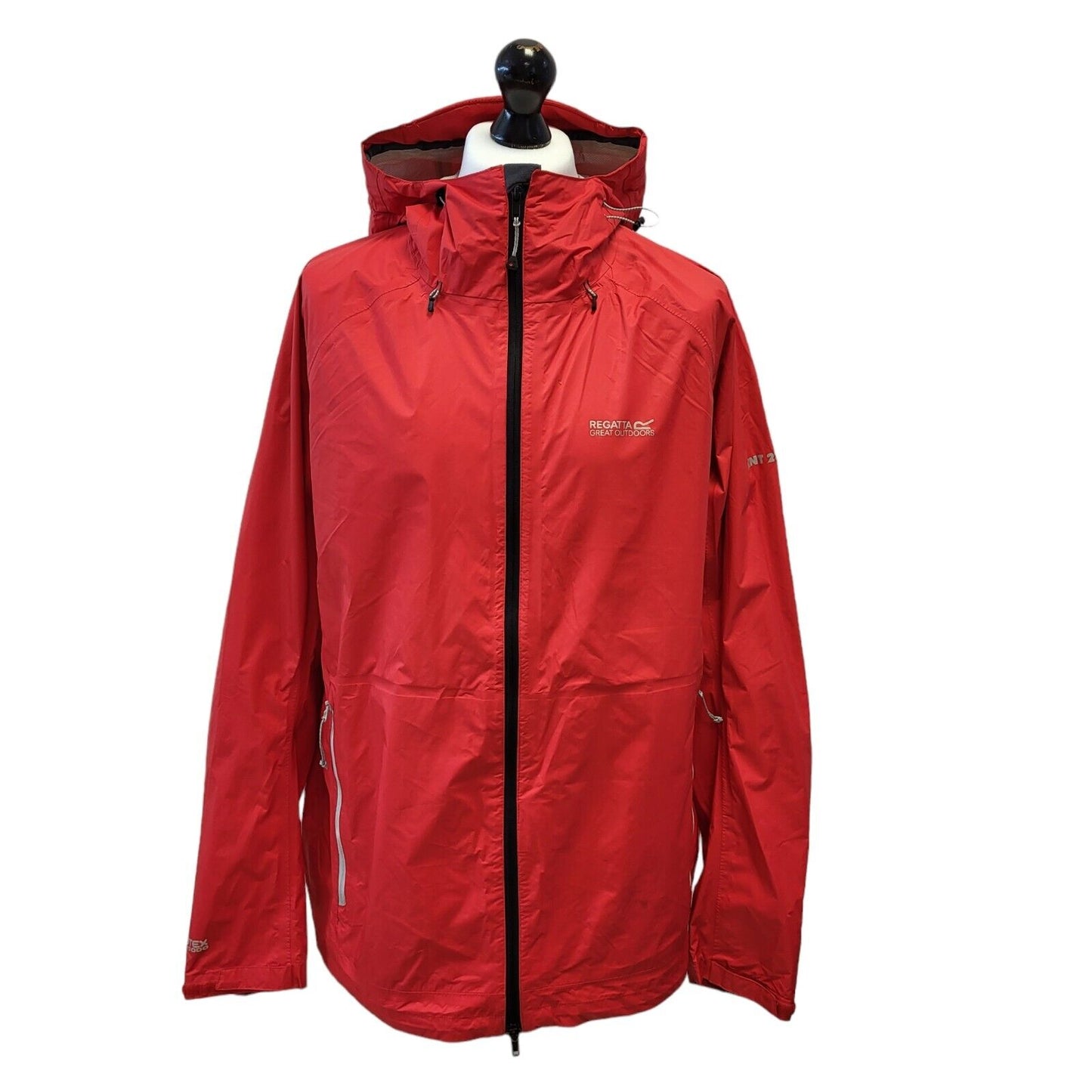 Regatta Windbreaker Jacket Red Hooded UK 2XL EU 58 G151