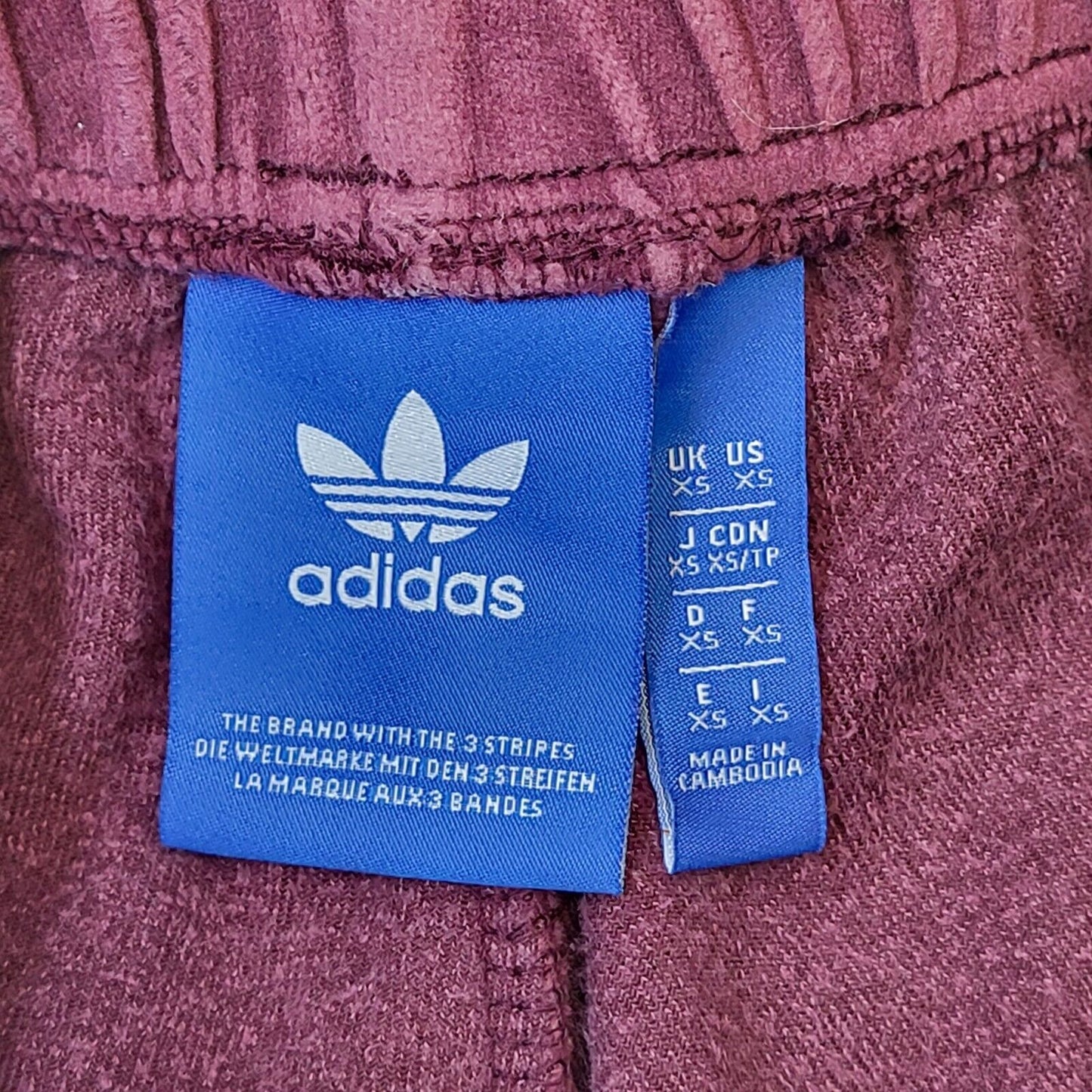 Adidas Purple Skinny Tracksuit Bottoms Uk Women's XS 6 W24 L30 G223