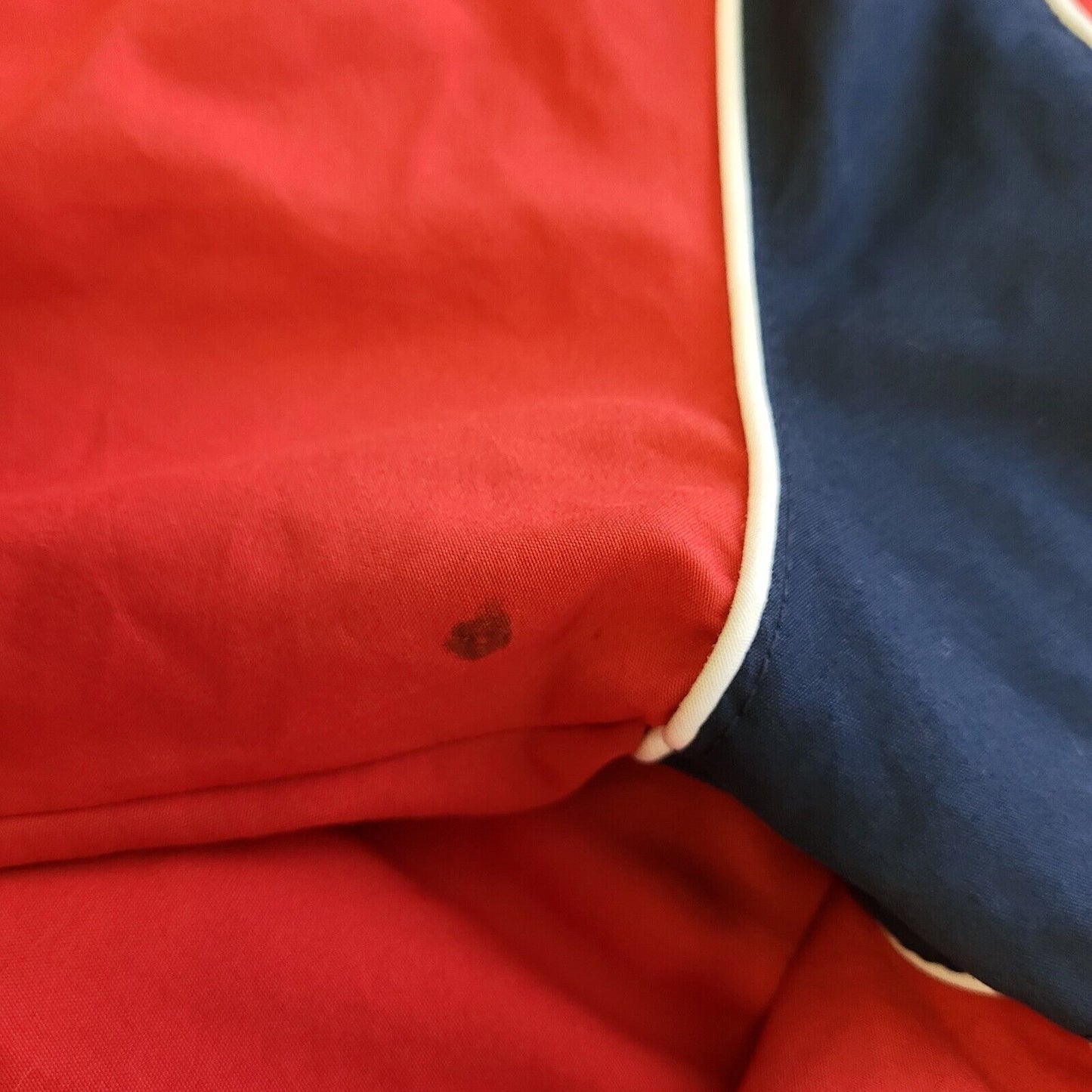 Nike Red Blue Zipped Over-sized Sport Jacket Men's uk L eu 54 H273