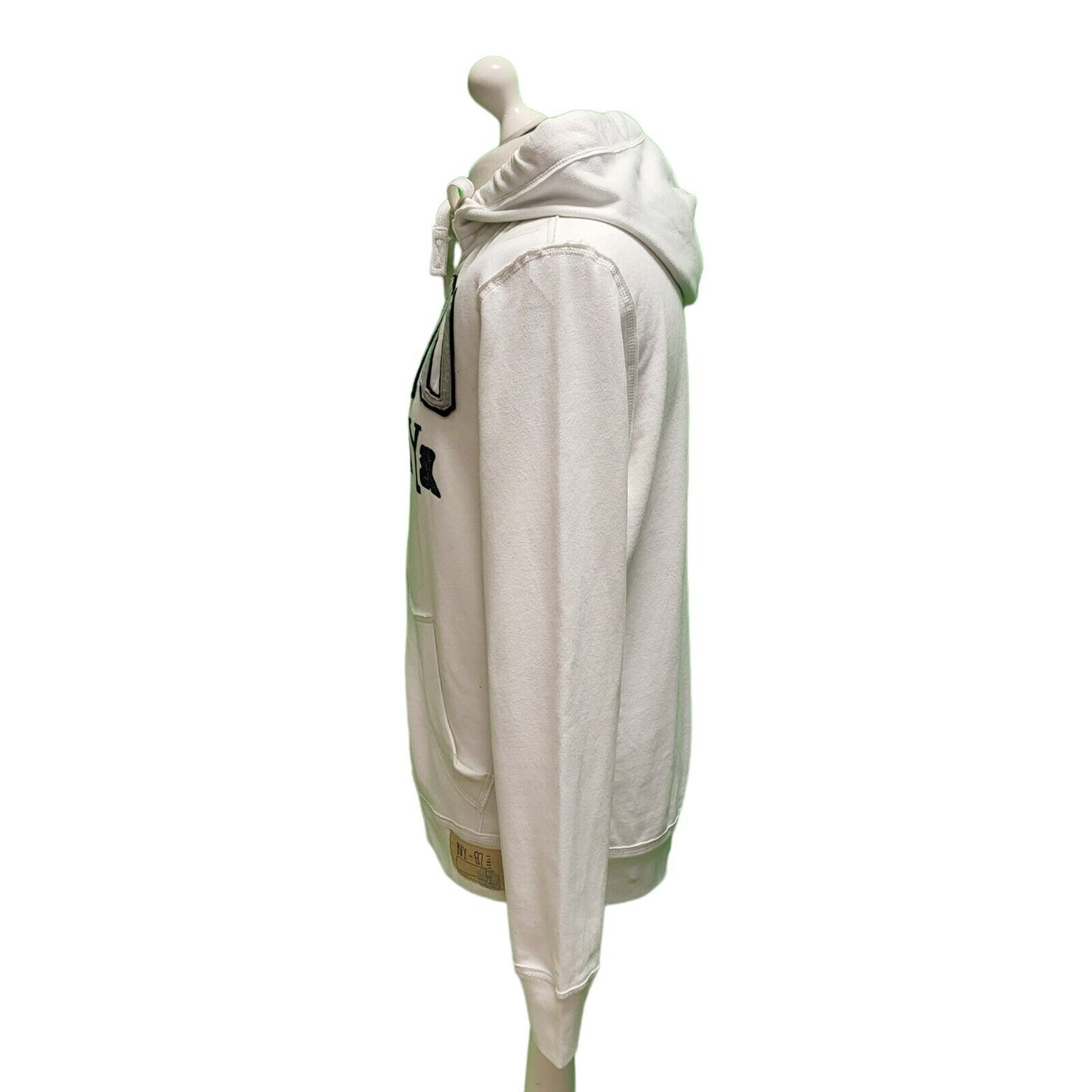 Aeropostate White Long Sleeve Zip Sweatshirt Hoodie Men's UK M EU 50 H594 BNWT