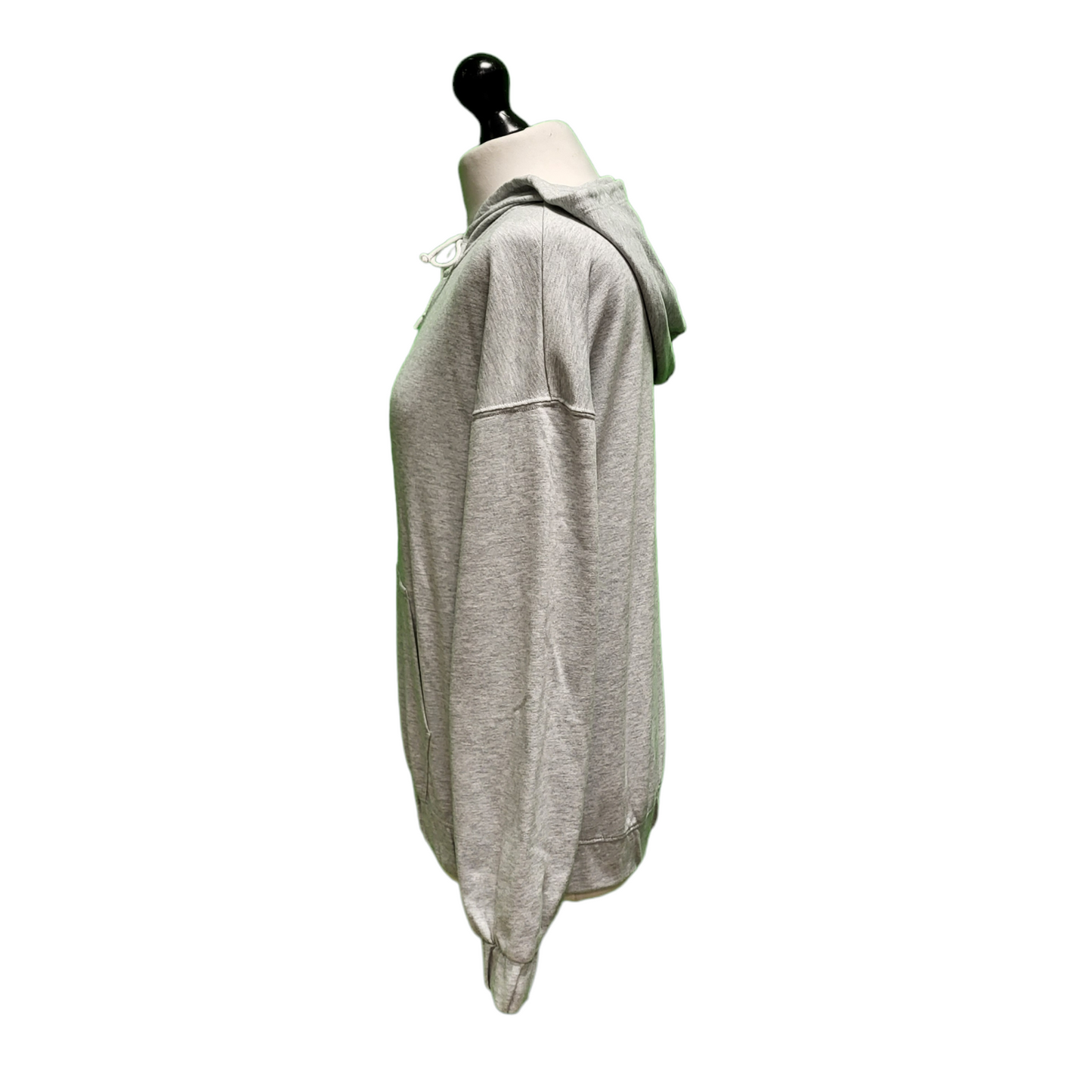 Nike Grey Drawstring Sweatshirt Hoodie Women's UK S 8 EU 36 H978
