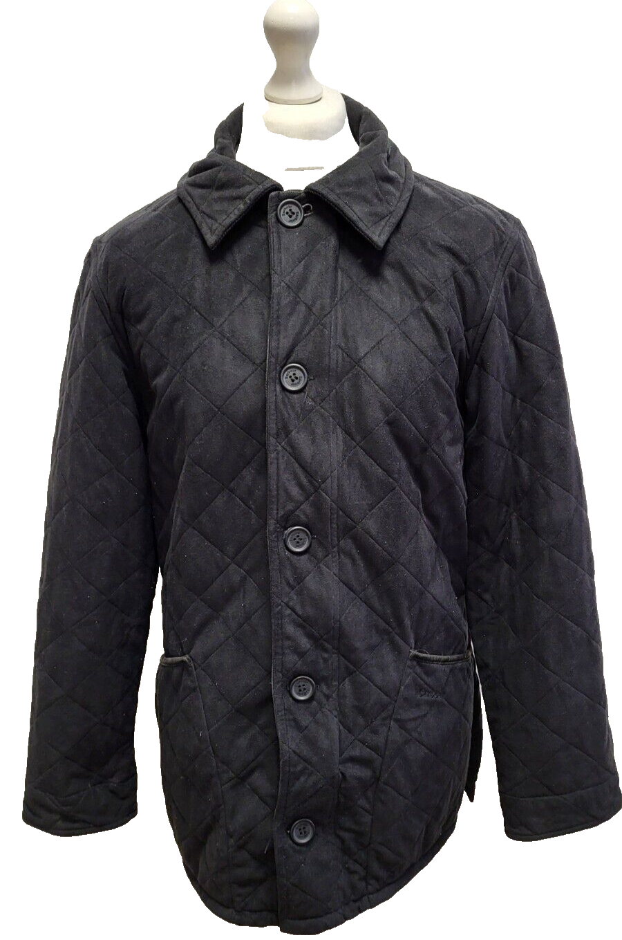 Vintage Barbour D217 Classic Country Black Jacket Men's Uk S G749