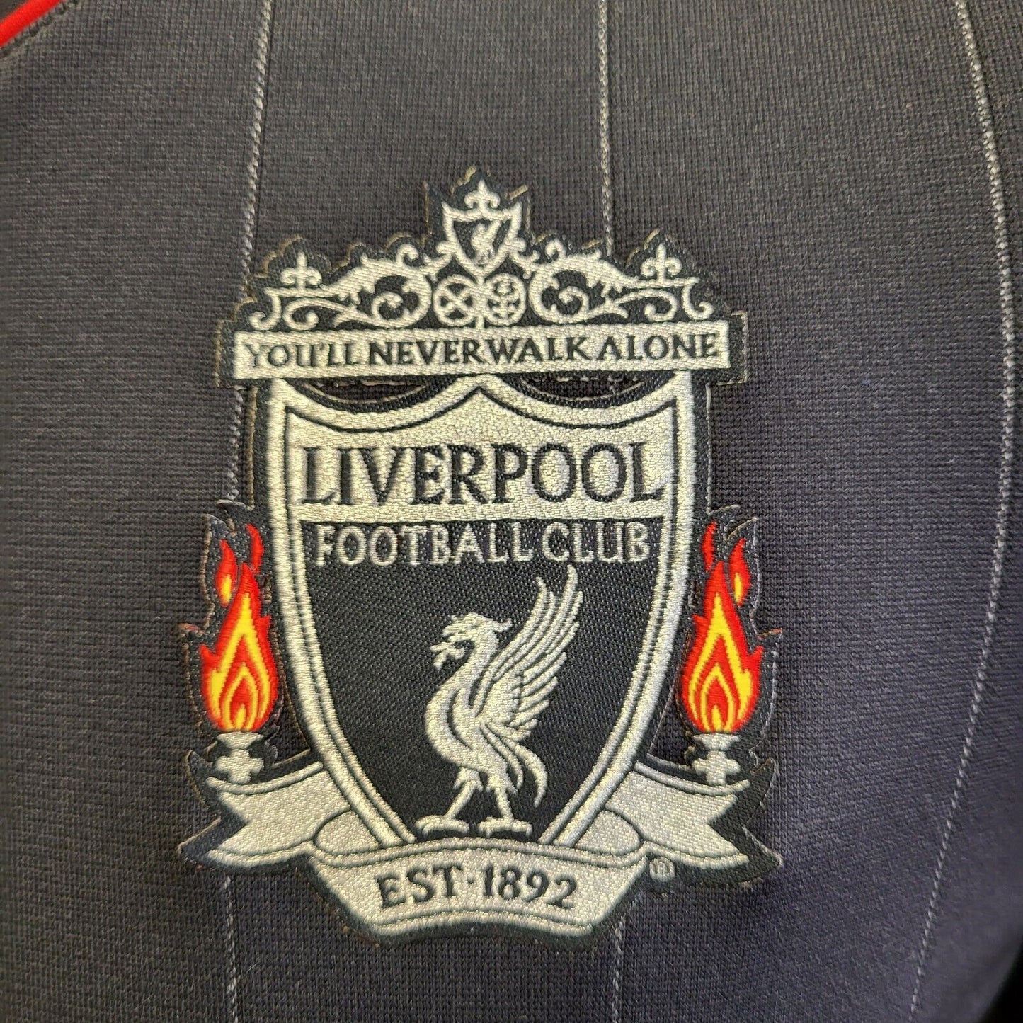 Adidas Black Liverpool 2011 3Rd Kit Football Shirt UK Men's S eu 46 F294