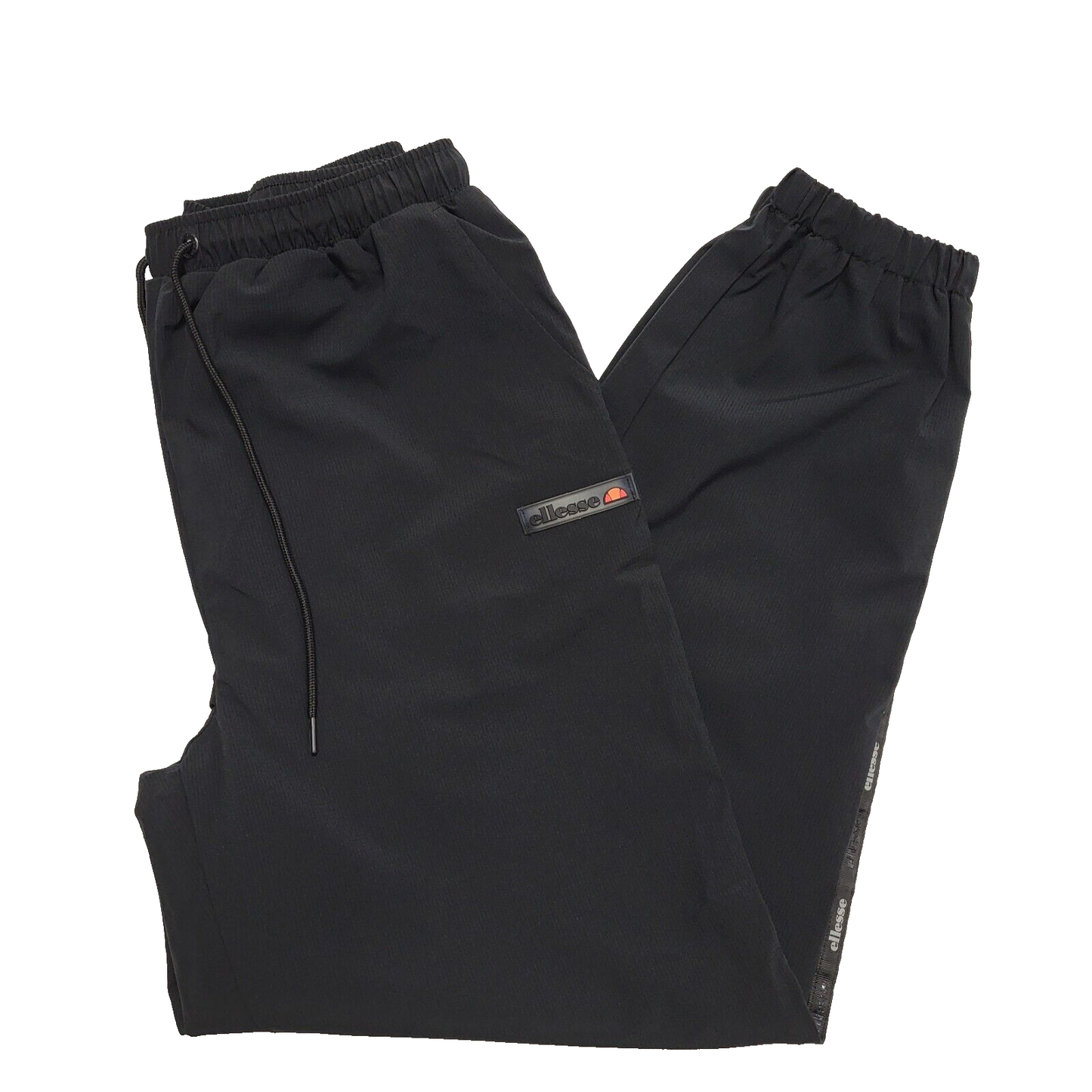 Ellesse Black Drawstring Jogging Bottoms Uk Women's 12 L W30 L31 H778