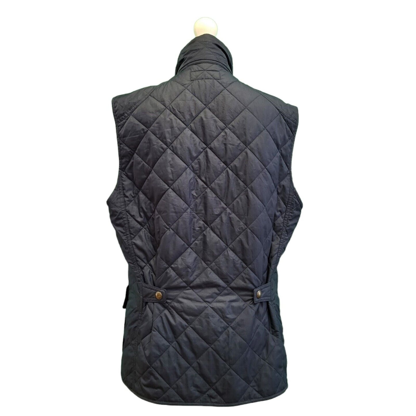 Polo Ralph Lauren Navy Blue Zip & Snap Body Warmer Women's uk S 8 G743