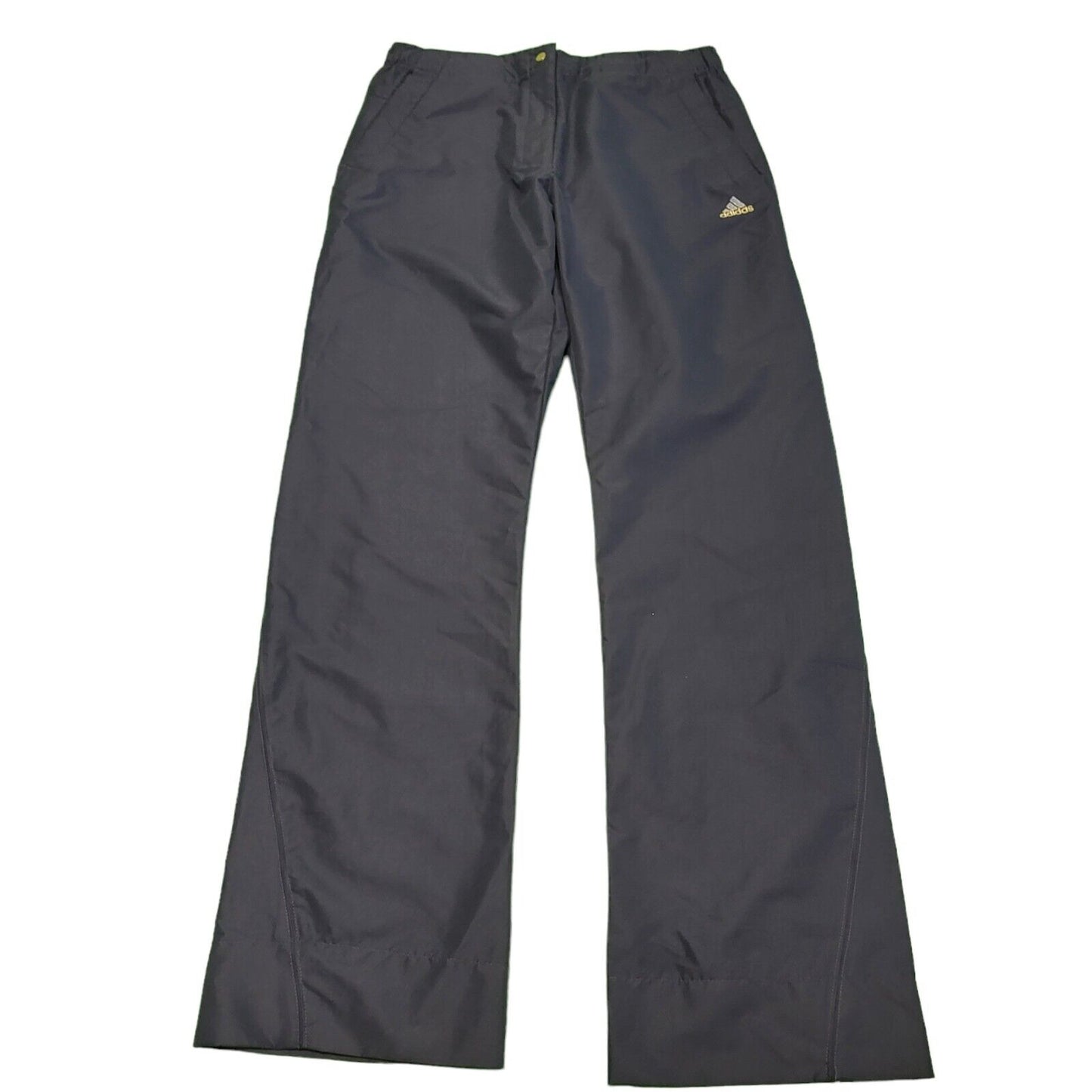 Adidas Navy Blue Zipped Straight Leg Sports Trousers Women's uk 14 W32 L32 H322