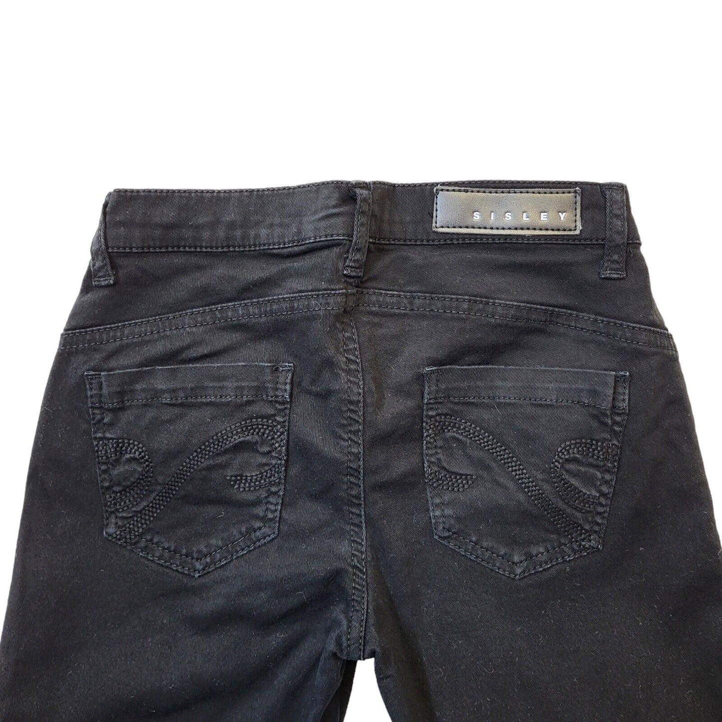 Sisley Black Skinny Slim Fit Denim Jeans UK Women's Small W26 L29 G529