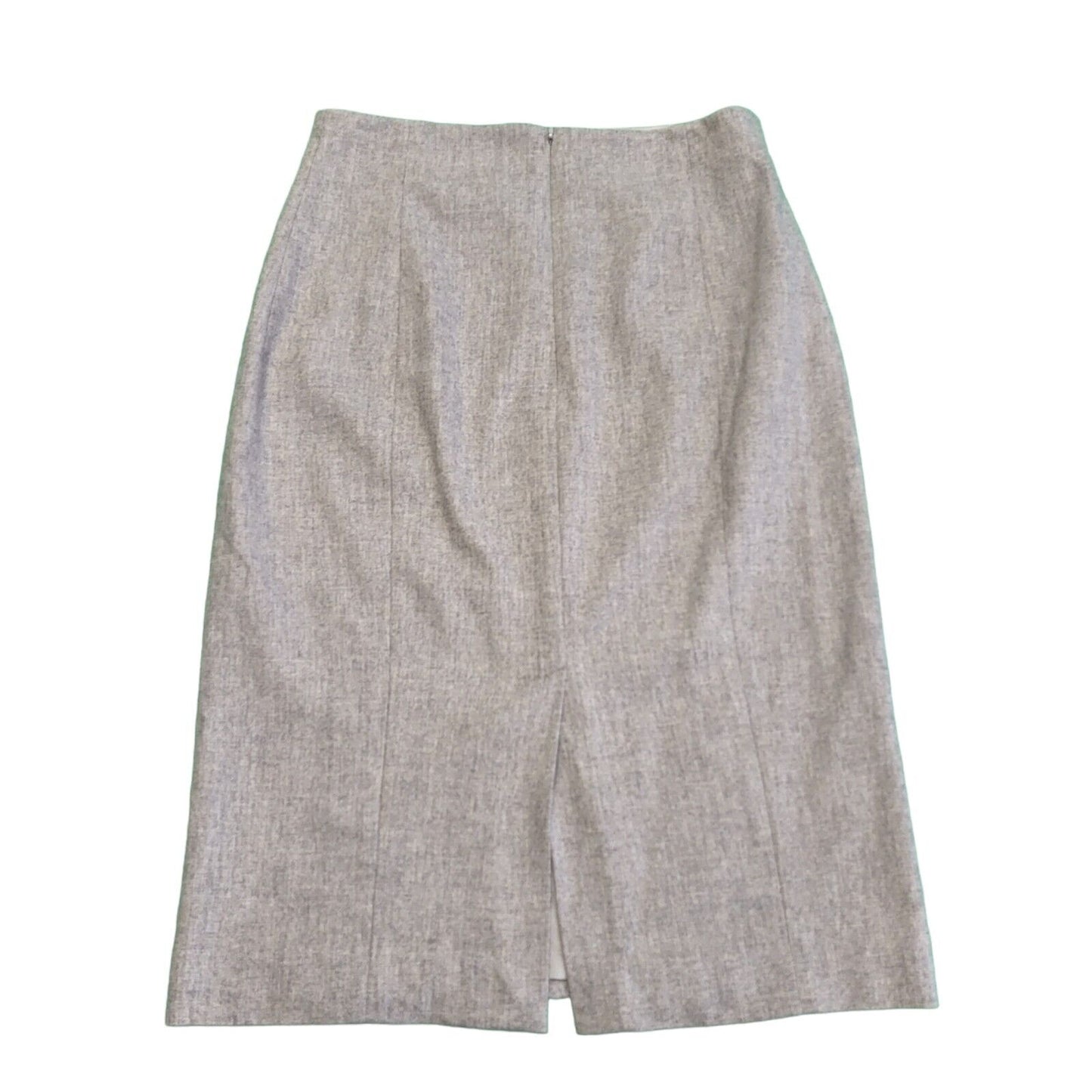 Polo Ralph Lauren Grey Wool Pockets Pencil Skirt Women's uk 8-10 us 4 W28 G809