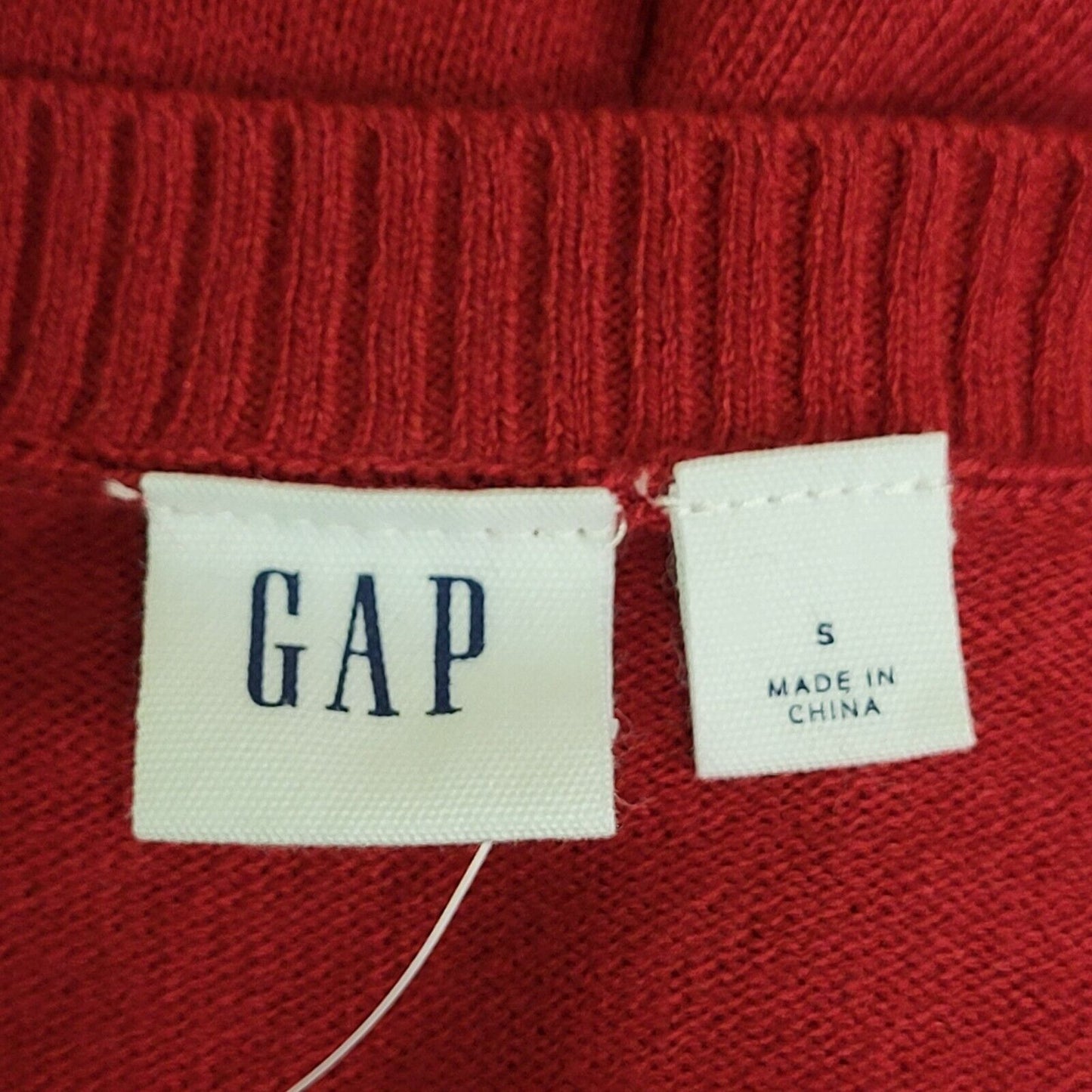 Gap Red Button Cotton/Nylon Cardigan Women's uk S 8 eu 36 BNWT H336