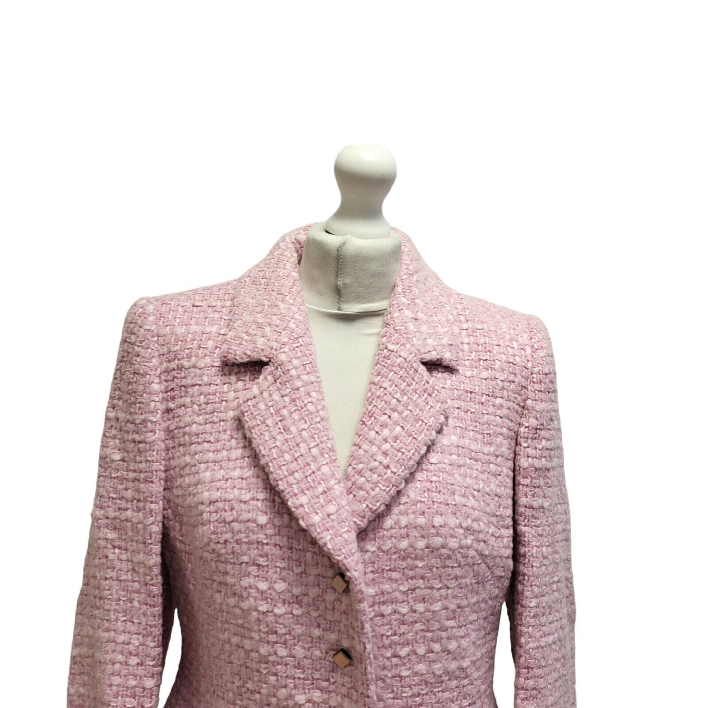 Minuet Pink Wool Blend Skirt (16) Suit Jacket (12) Women's Uk 12 Bnwt BB359