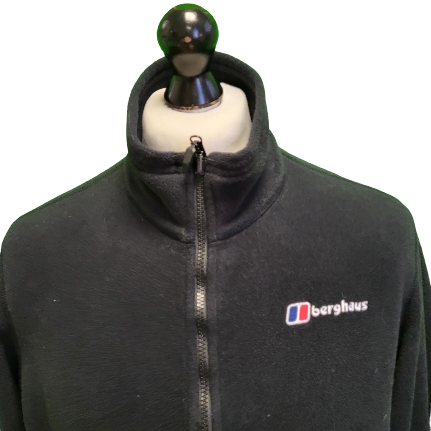 Berghaus Black Zipped Fleece Hiking Walking Jacket Men's UK xL EU 56 H955