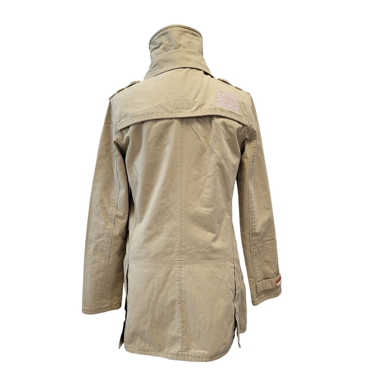 Superdry Beige Jermyn Street Trench Coat UK Women's Medium G663