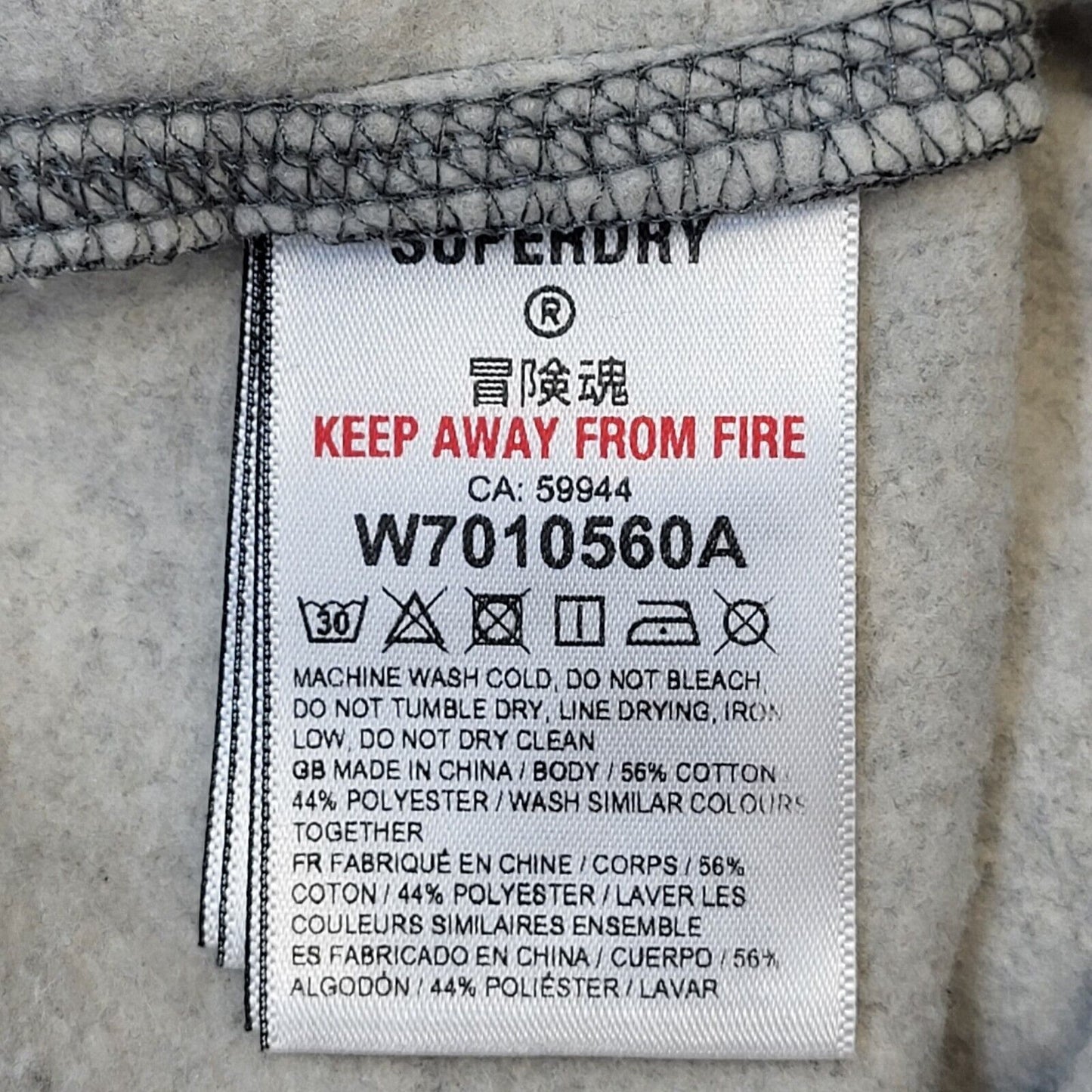 Superdry Grey Skinny Tracksuit Bottoms Uk Women's 12 W30 L31 G227