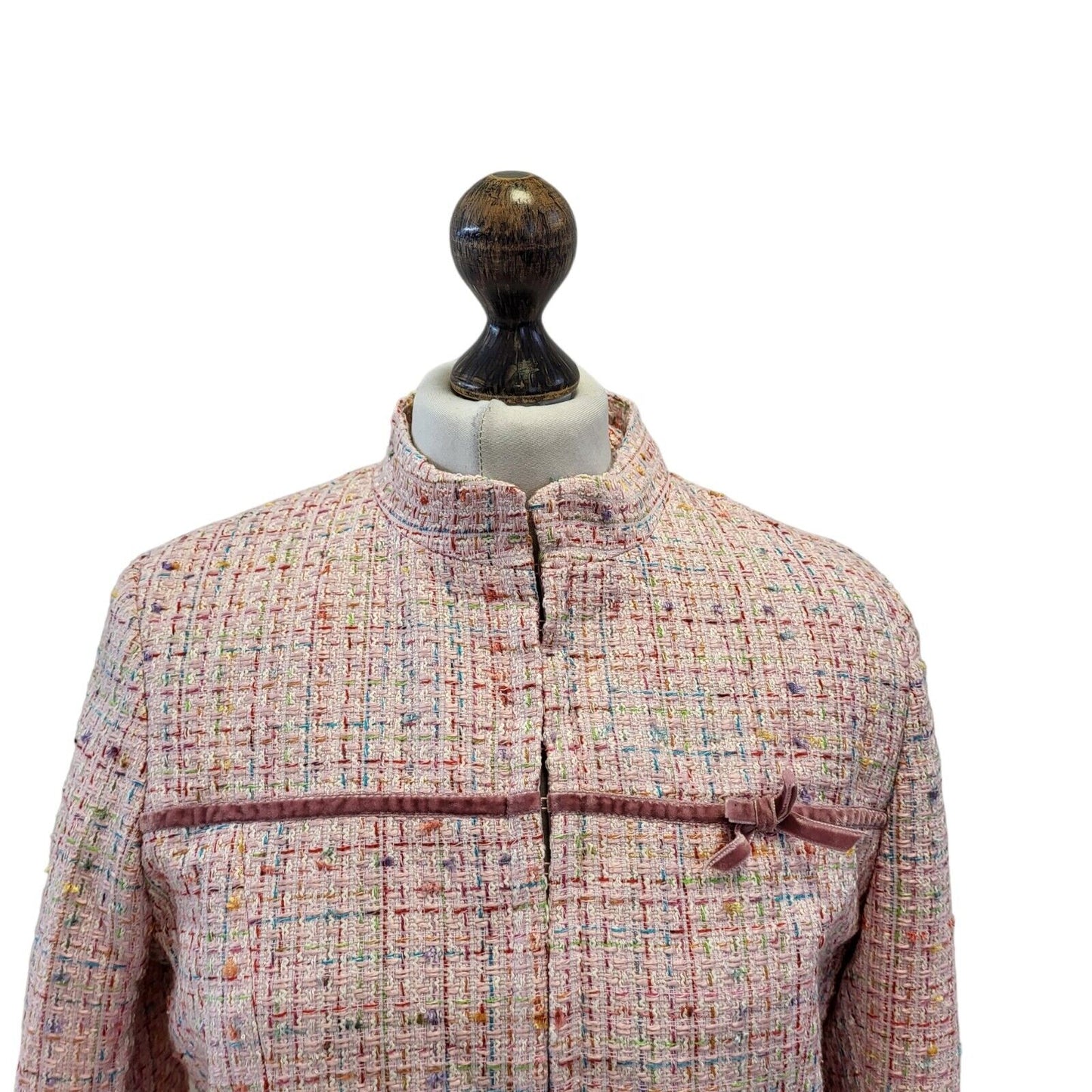 Miss Selfridge Pink Hook Eye Suit Jacket Uk Women's 14 Eu 42 Bnwt G257