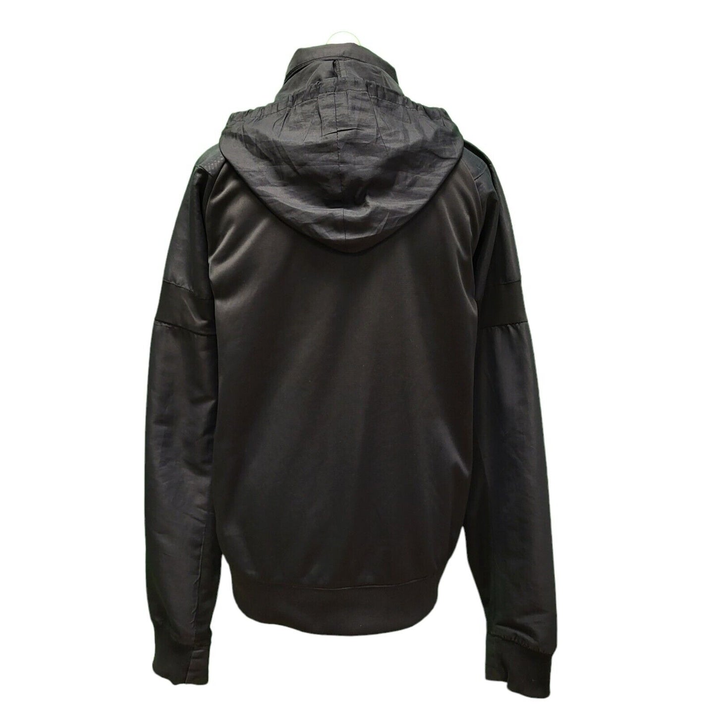 Fila Black Long Sleeve Sports Lightweight Hooded Jacket UK Men's Large H923