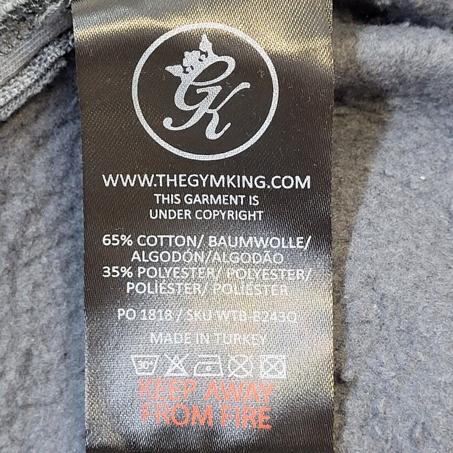 Gym King Grey Skinny Tracksuit Bottoms Uk Women's 8 W26 L31 G228