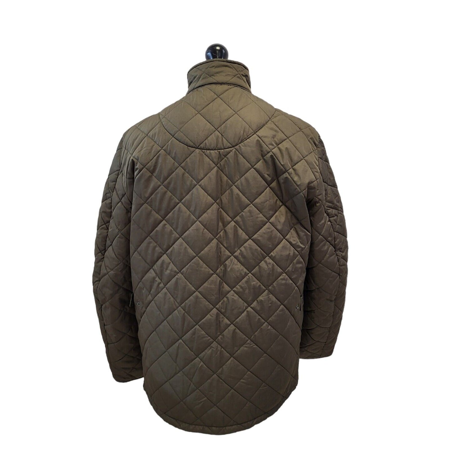 Barbour Chelsea Sports Green Quilted Jacket Uk Men's Large G648