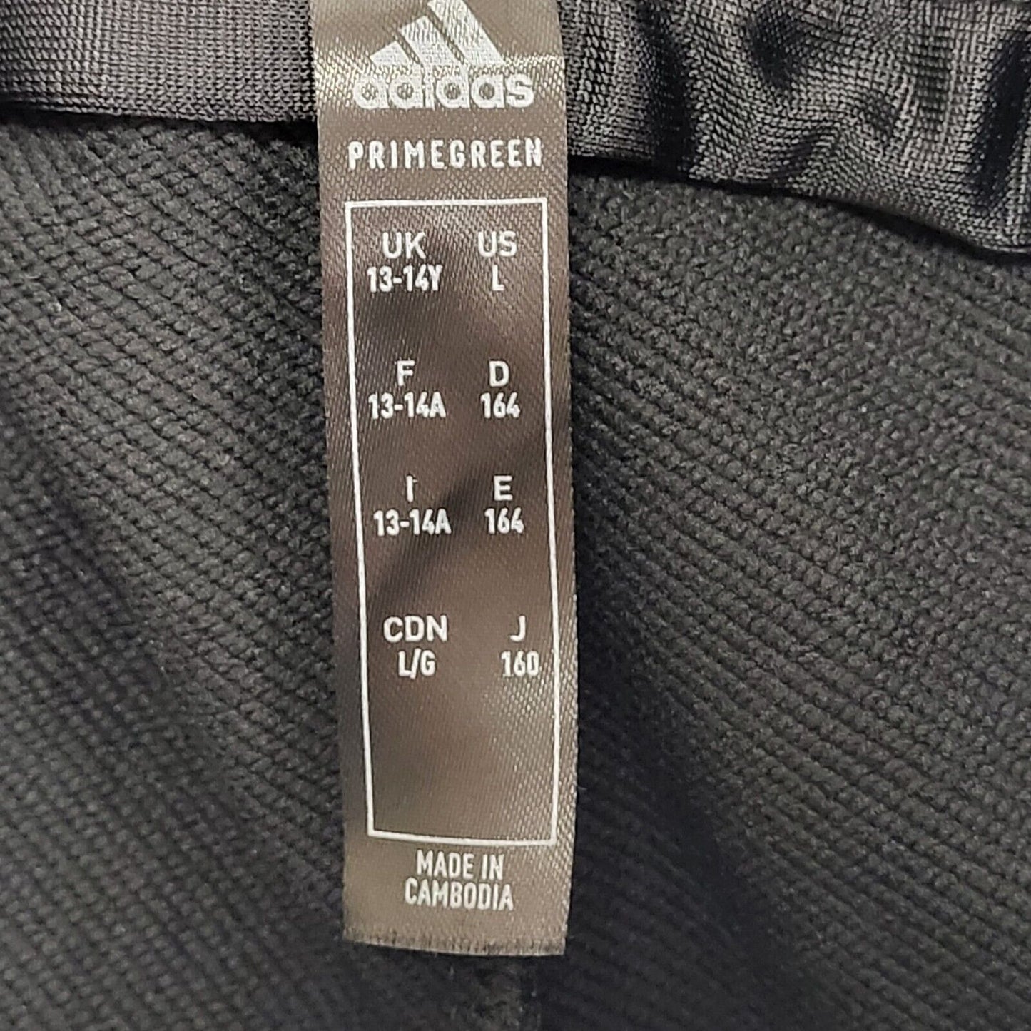 Adidas Tracksuit Black & ink Joggers & Track Jacket Girls Age 13-14 Years G403