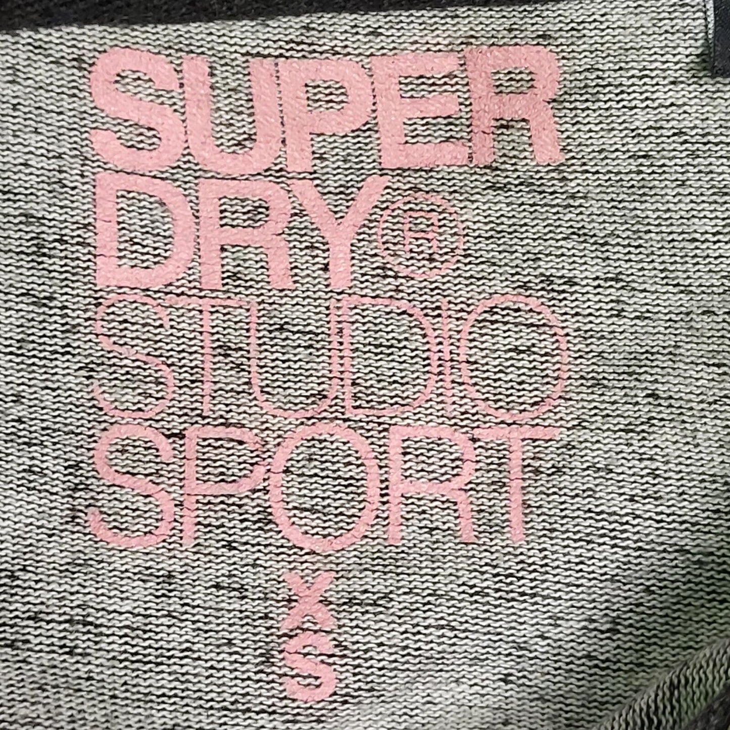 Superdry Charcoal Sweatshirt Hoodie Women's uk xS eu 34 H340