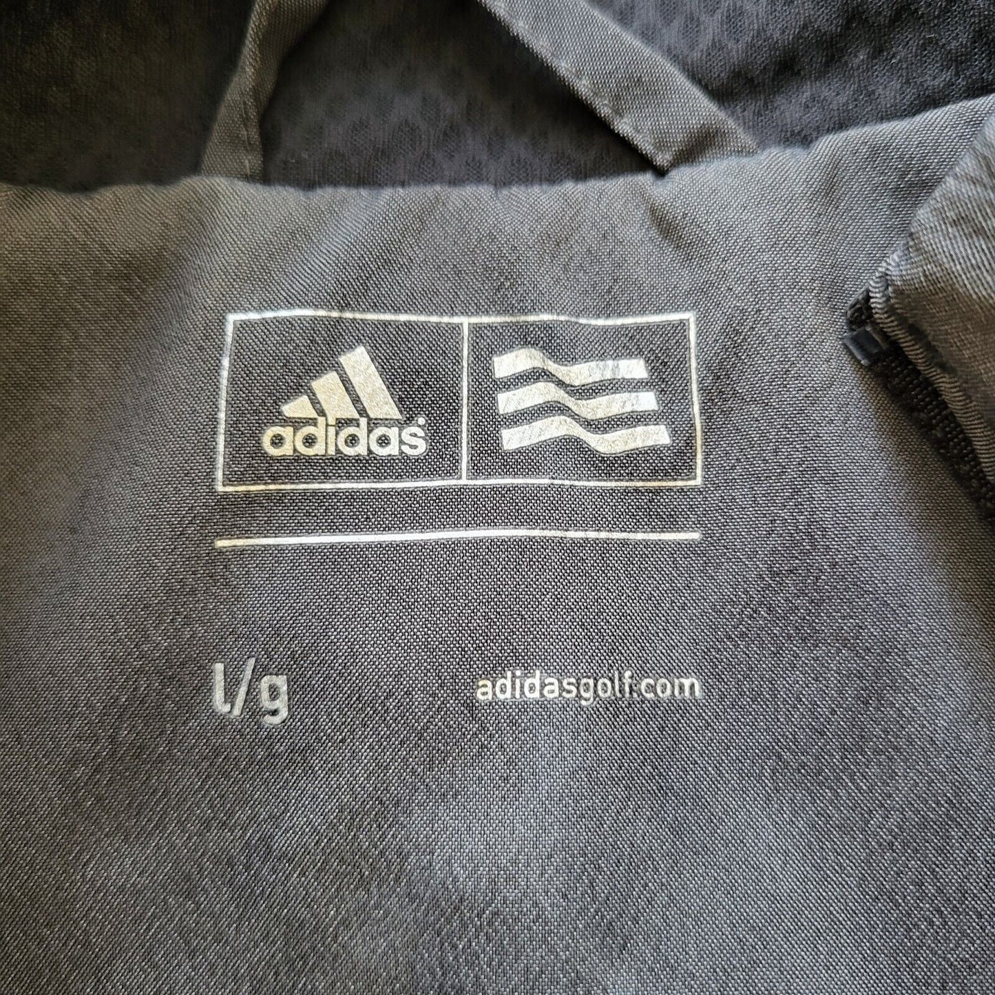 Adidas Golf Grey Zipped Sport Jacket Men's uk L eu 54 H270