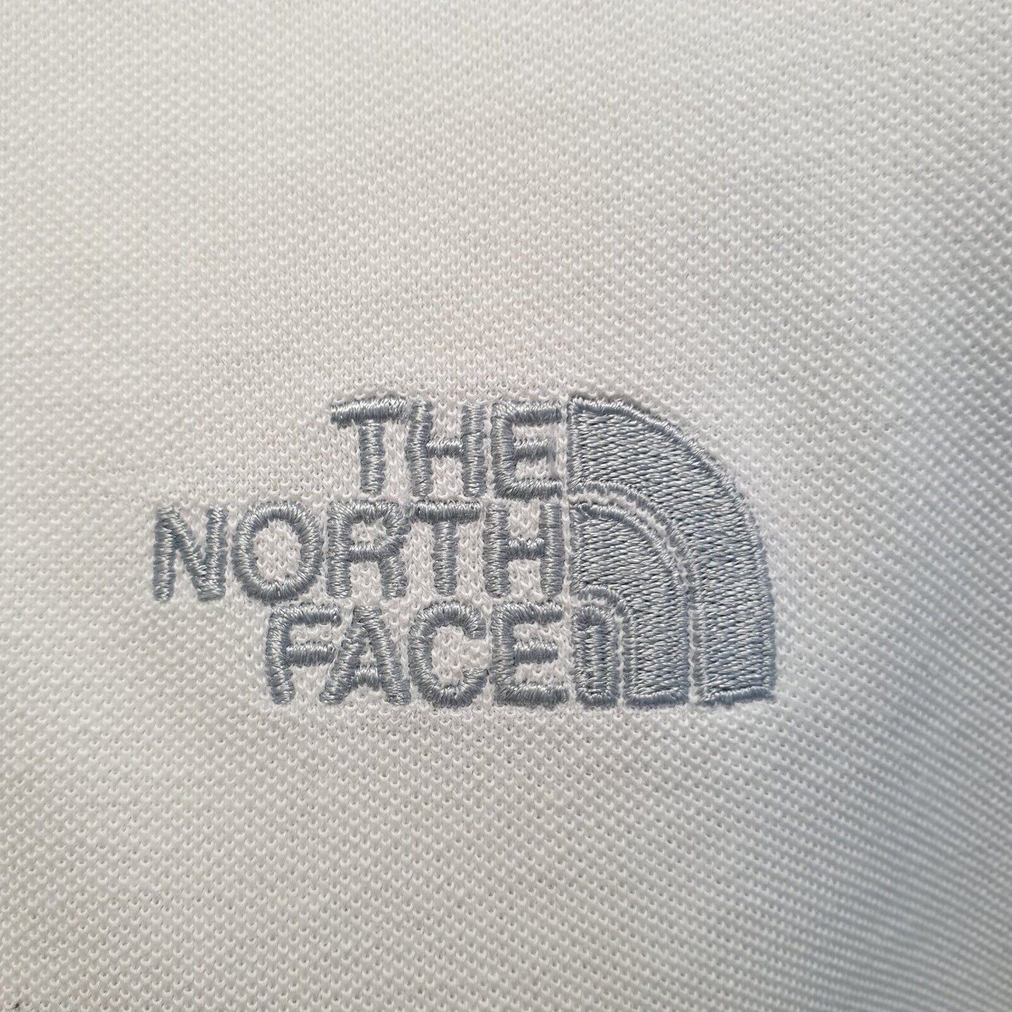 The North Face White Cotton Short Sleeve Polo T-Shirt Men's UK L EU 54 H367