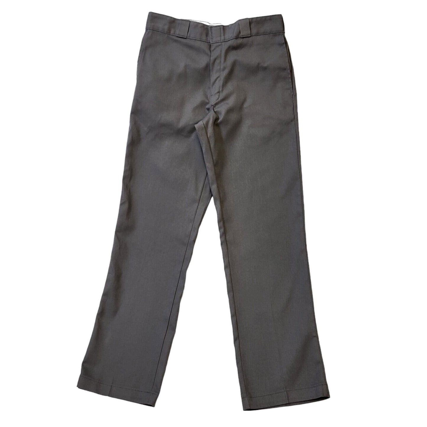 Dickies Grey Straight Zipper Fly Work Trousers Uk Men's S W30 L32 G201