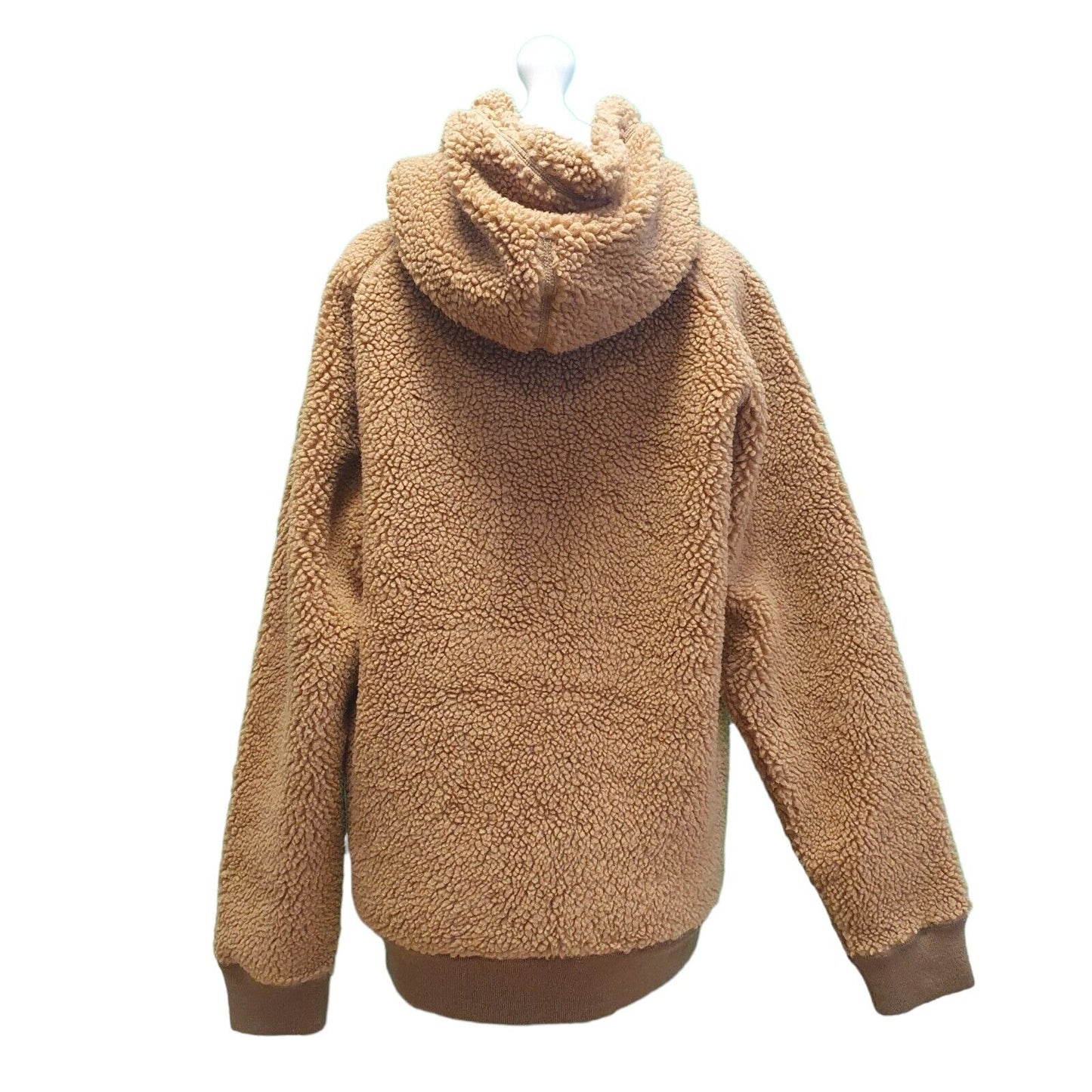 Gymphlex Light Brown Zipped Hooded Fleece Jacket Women's UK L 12 G767