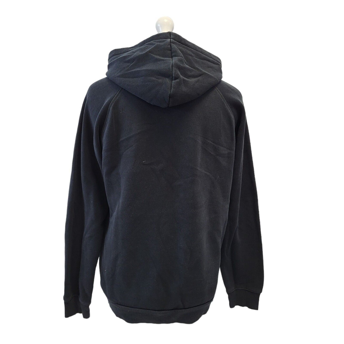 Adidas Black Spell Out Retro Long Sleeve Sweatshirt Men's Hoodie Uk M G936