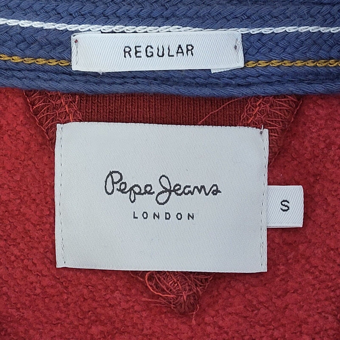 Pepe Jeans Red Crew Neck Sweatshirt UK Men's Small G488
