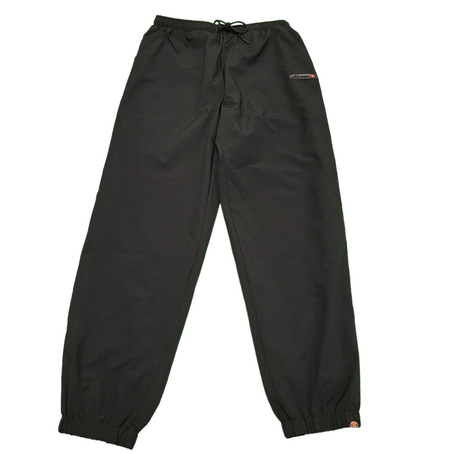 Ellesse Black Drawstring Jogging Bottoms Uk Women's 12 L W30 L31 H778