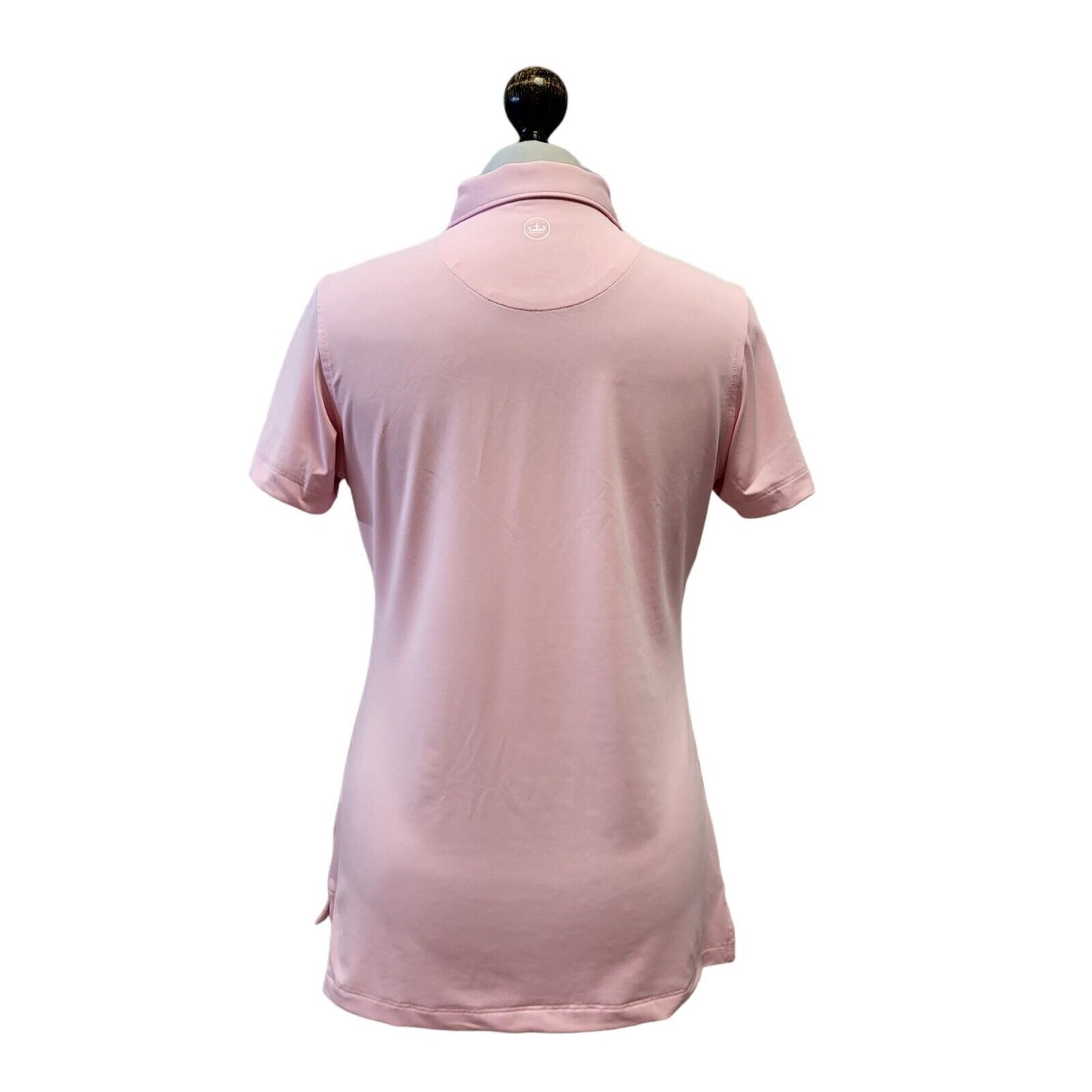 Peter Millar Pink North America Golf Polo Shirt UK Women's S Eu 36 Bnwt G264