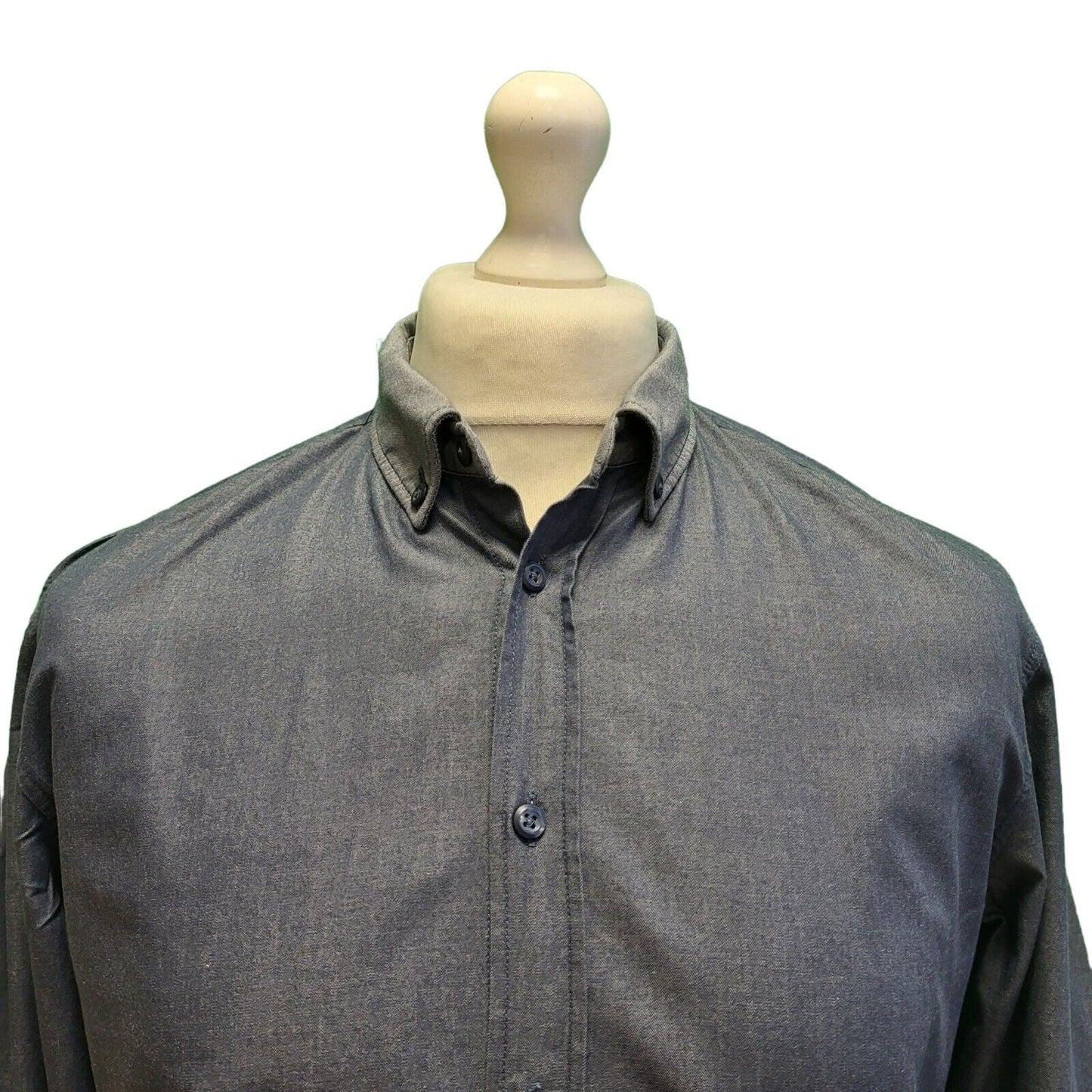 Hugo Boss Blue Slim Fit Long Sleeve Shirt Men's UK M EU 50 H123