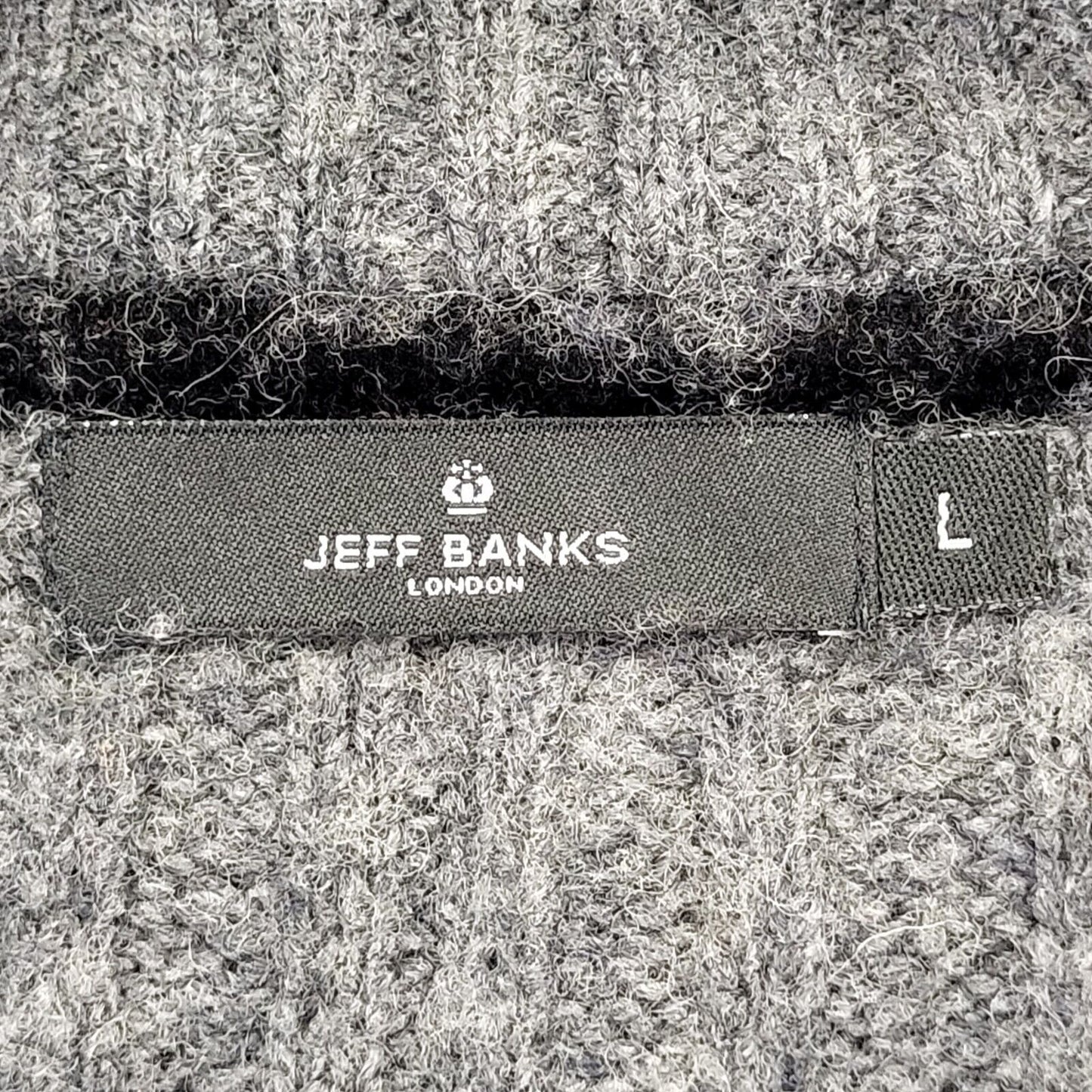 Jeff Banks High Neck Wool Jumper Uk Men's Large BB278